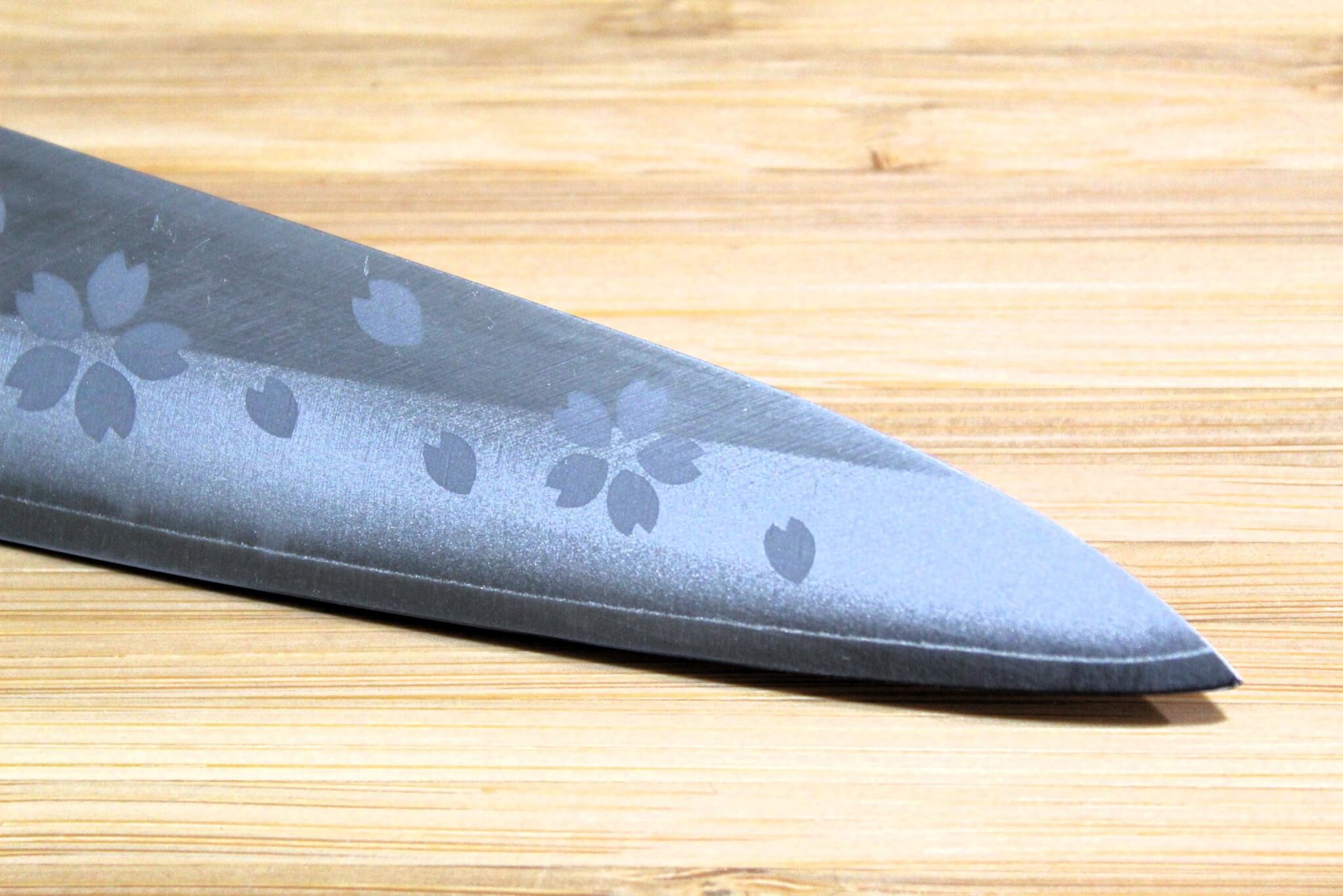 Fujita Marunoko VG 10 Cherry Blossom Petty with Cypress Handle 150mm / 5.9"