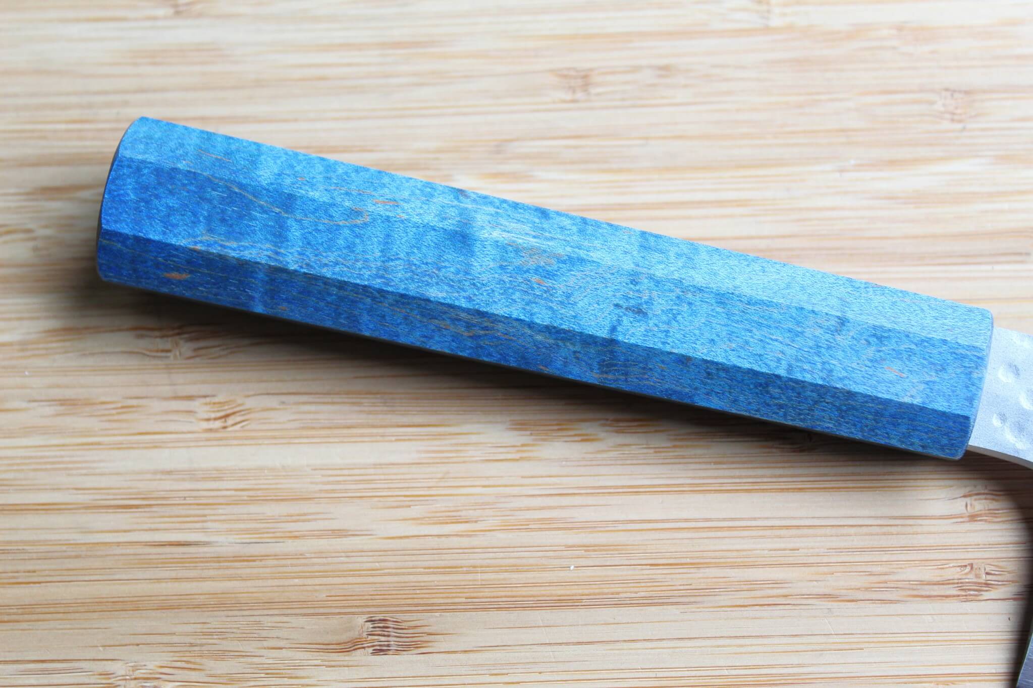 Hado Shiosai SG2 Powdered Stainless 180mm Bunka - Stabilized Wood Handle