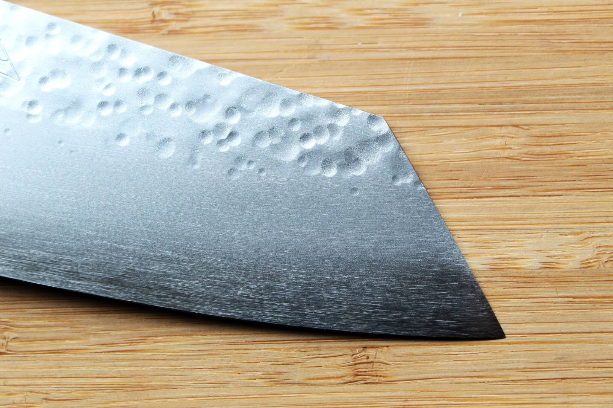 Hado Shiosai SG2 Powdered Stainless 135mm Small Bunka - Oak Wood Handle