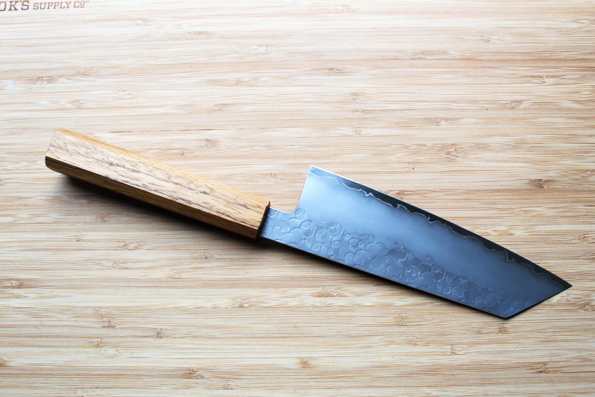 Hado Shiosai SG2 Powdered Stainless 135mm Small Bunka - Olive Wood Handle