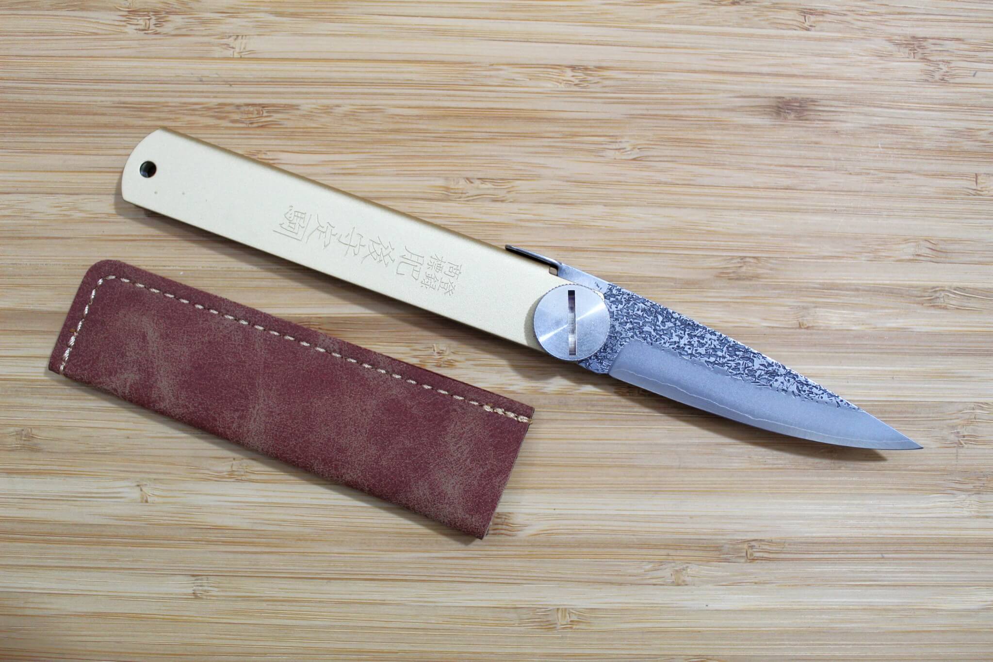 Higonokami VG10 Japanese Folding Pocket Knife with Saya Cover