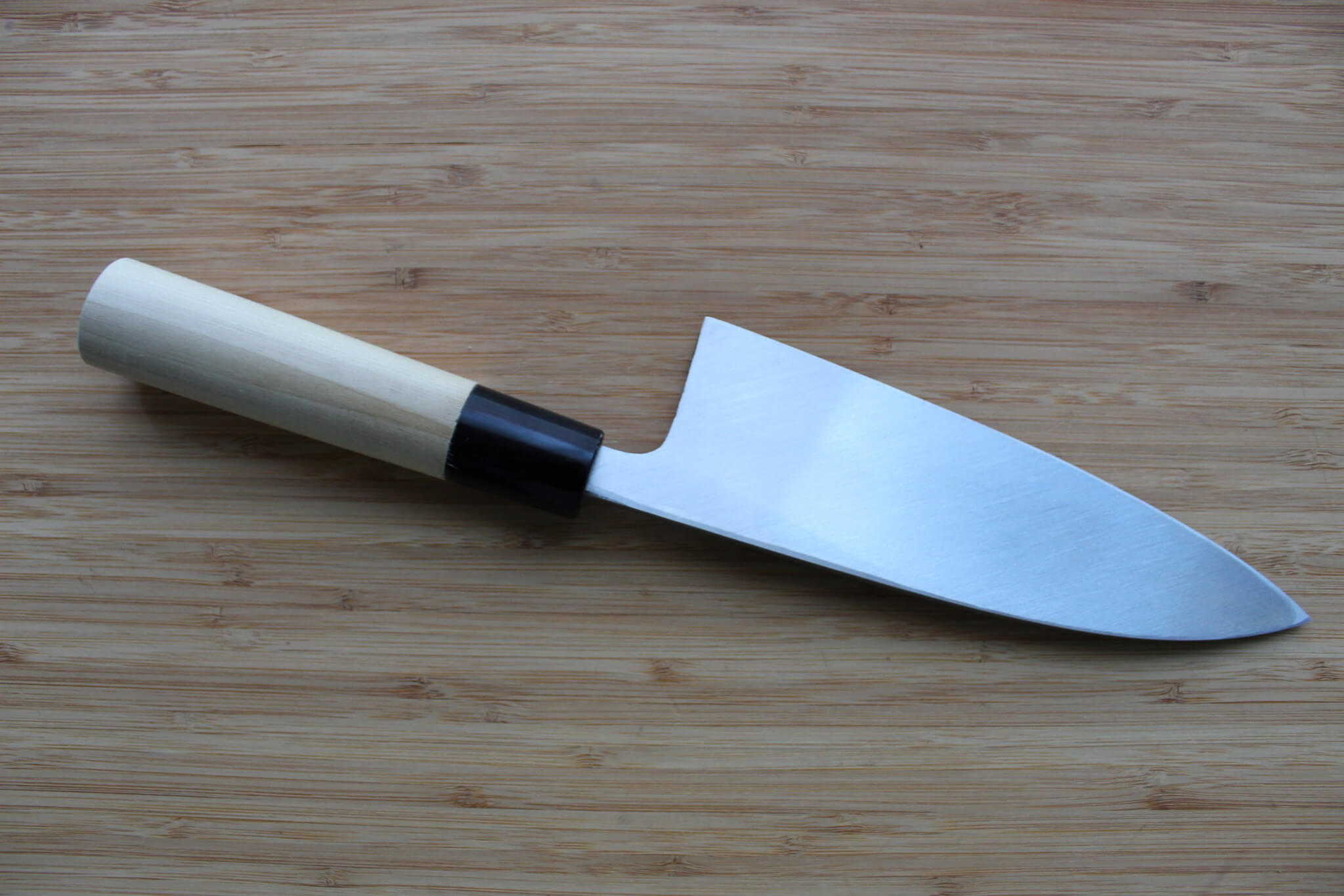 Sakai Takayuki Custom Sakura Decorative Deba Knife White Steel 180mm (7.0")
