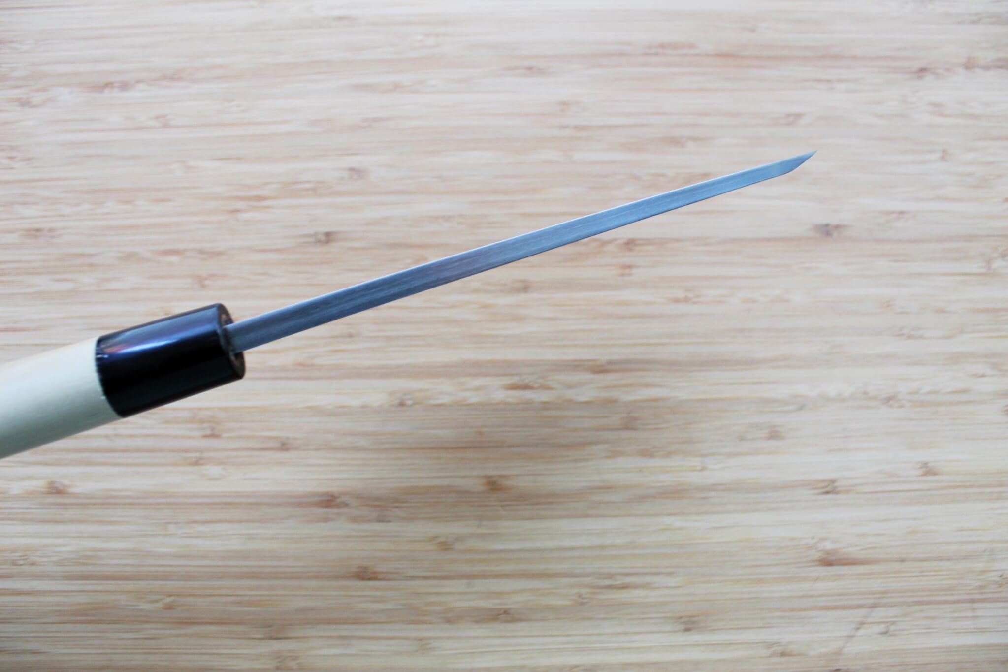 Sakai Takayuki Custom Sakura Decorative Deba Knife White Steel 180mm (7.0")