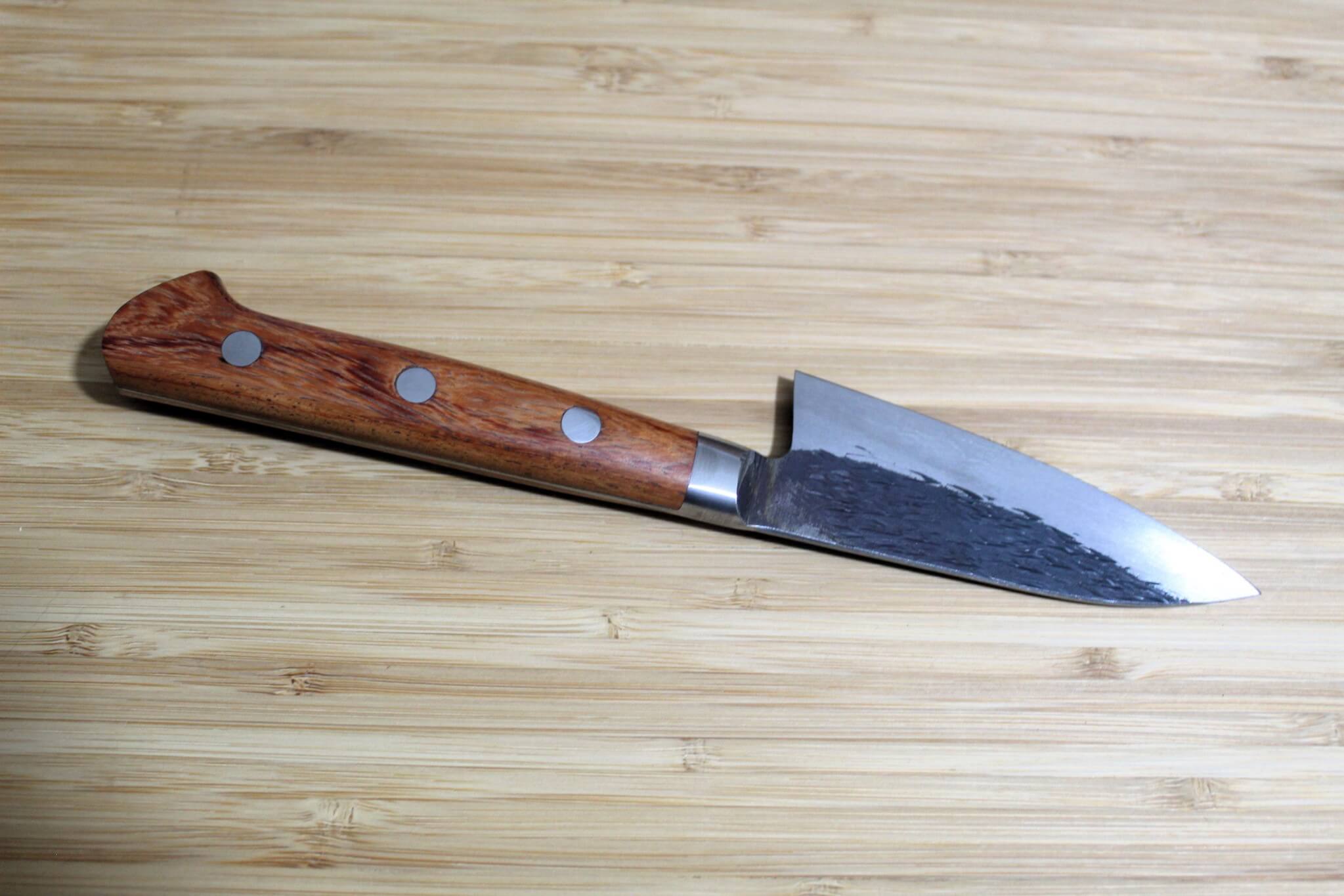 Isamitsu Shirogami #1 / White Steel #1 Paring Knife 90 mm / 3.5" Maple Handle