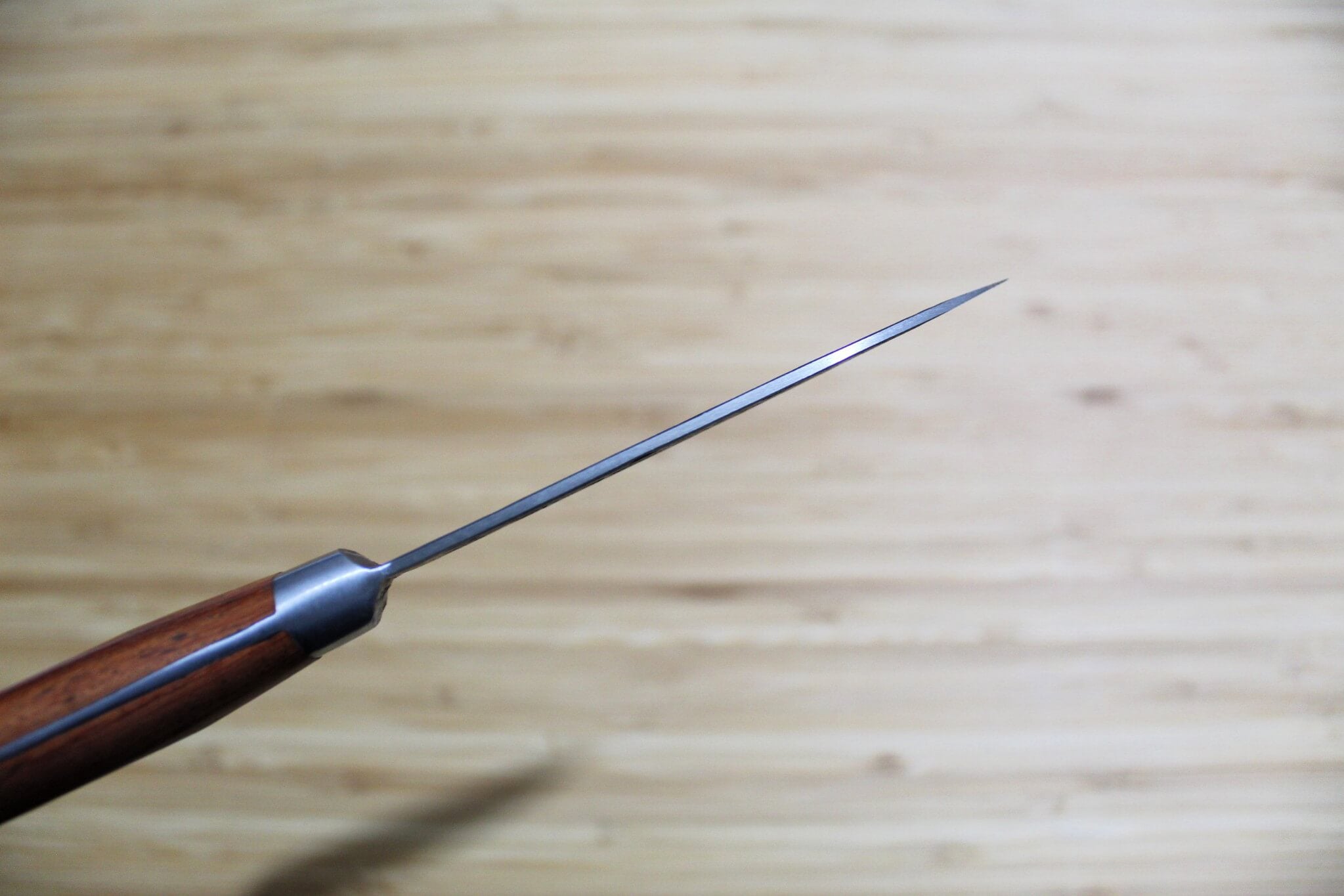 Isamitsu Shirogami #1 / White Steel #1 Paring Knife 90 mm / 3.5" Maple Handle