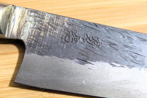 Isamitsu Shirogami #1 / White Steel #1 Santoku 180 mm / 7.0" Maple Handle