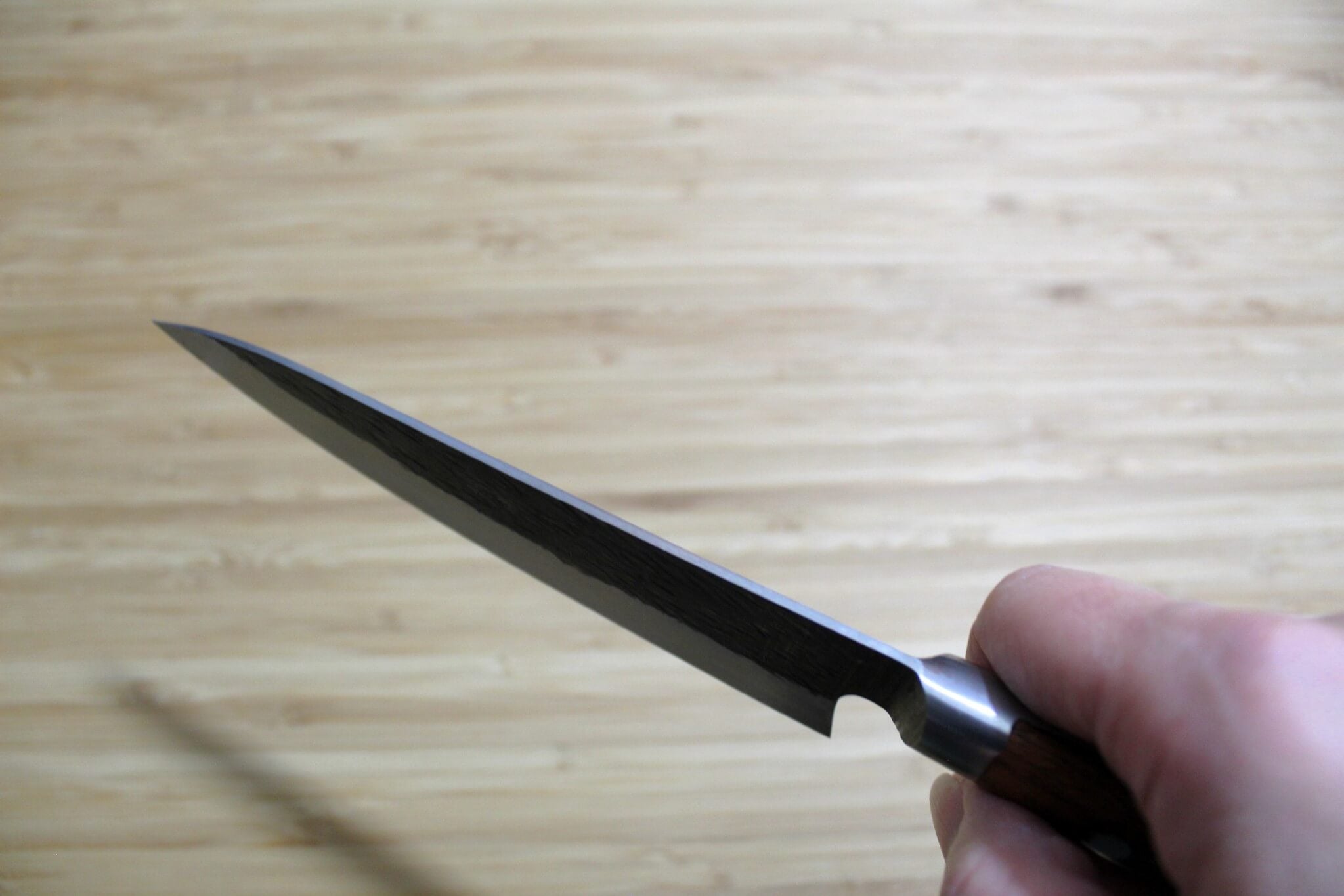 Isamitsu Shirogami #1 / White Steel #1 Petty 135 mm / 5.3" Maple Handle