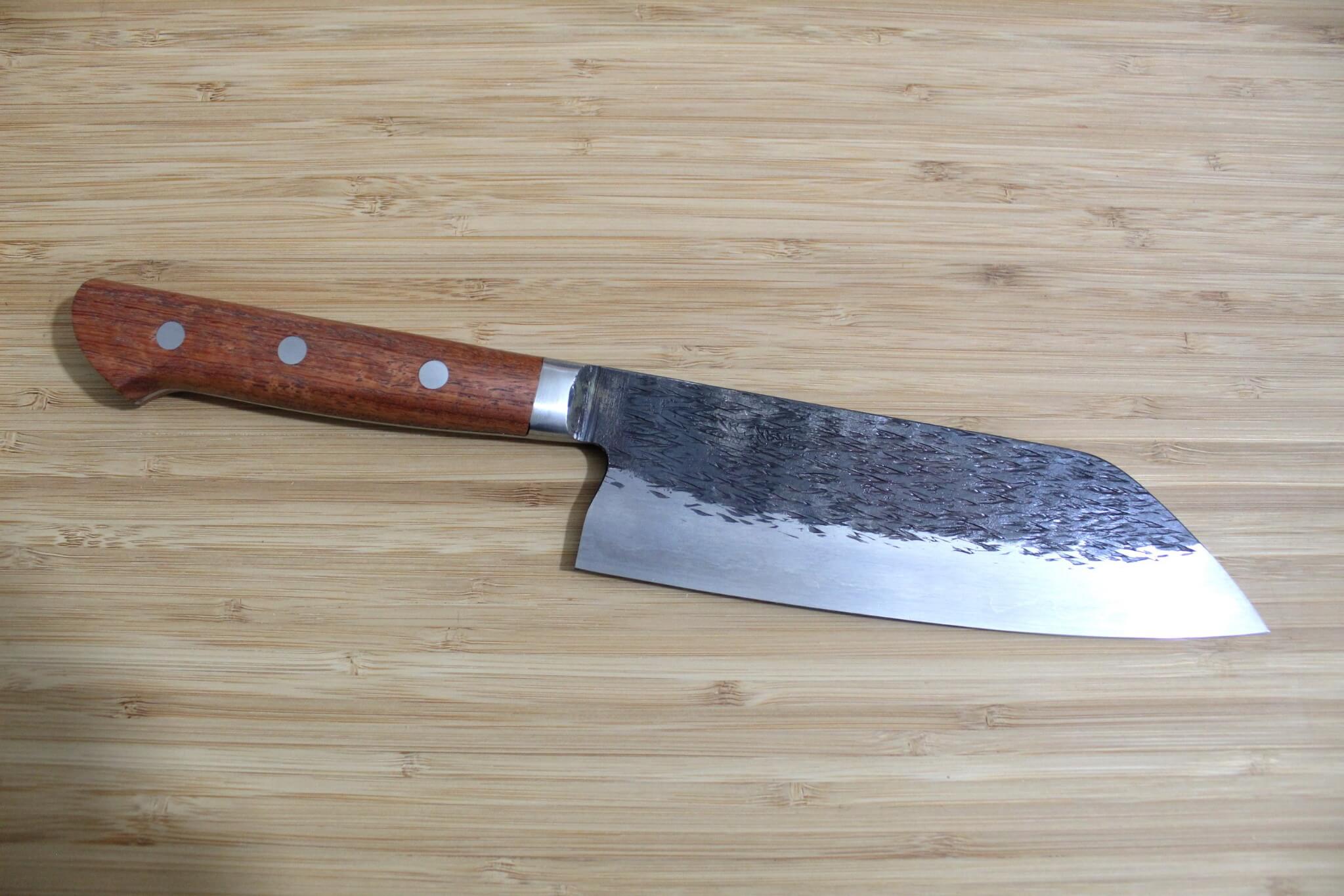 Isamitsu Shirogami #1 / White Steel #1 Santoku 180 mm / 7.0" Maple Handle