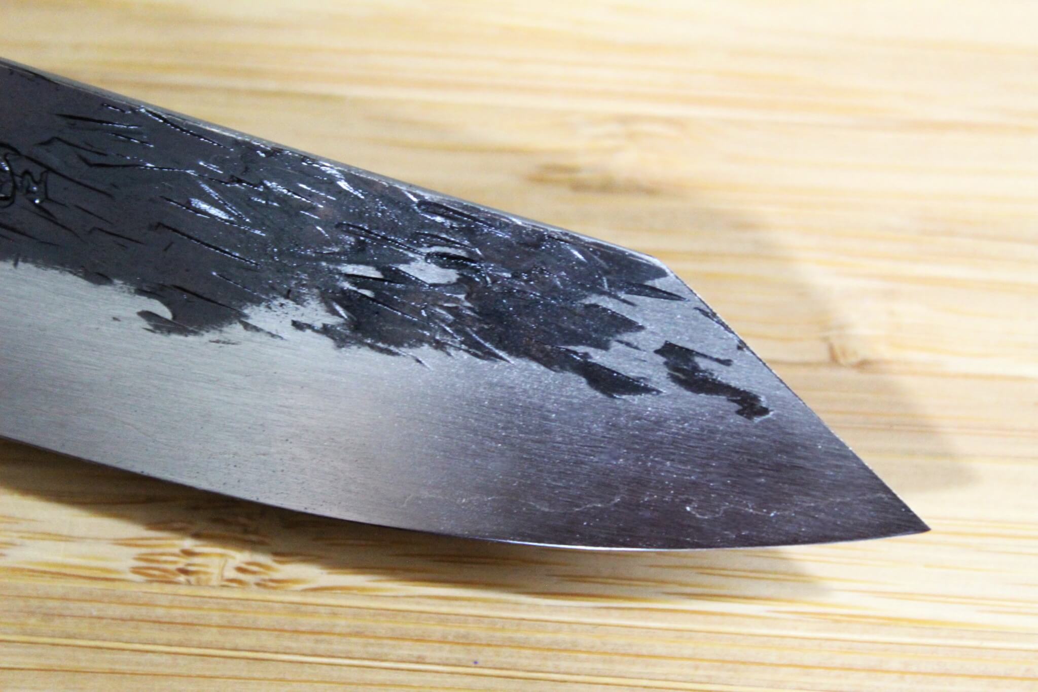 Isamitsu Shirogami #1 / White Steel #1 Paring Knife 90 mm / 3.5" Hasu-Seizo Exclusive Special Edition