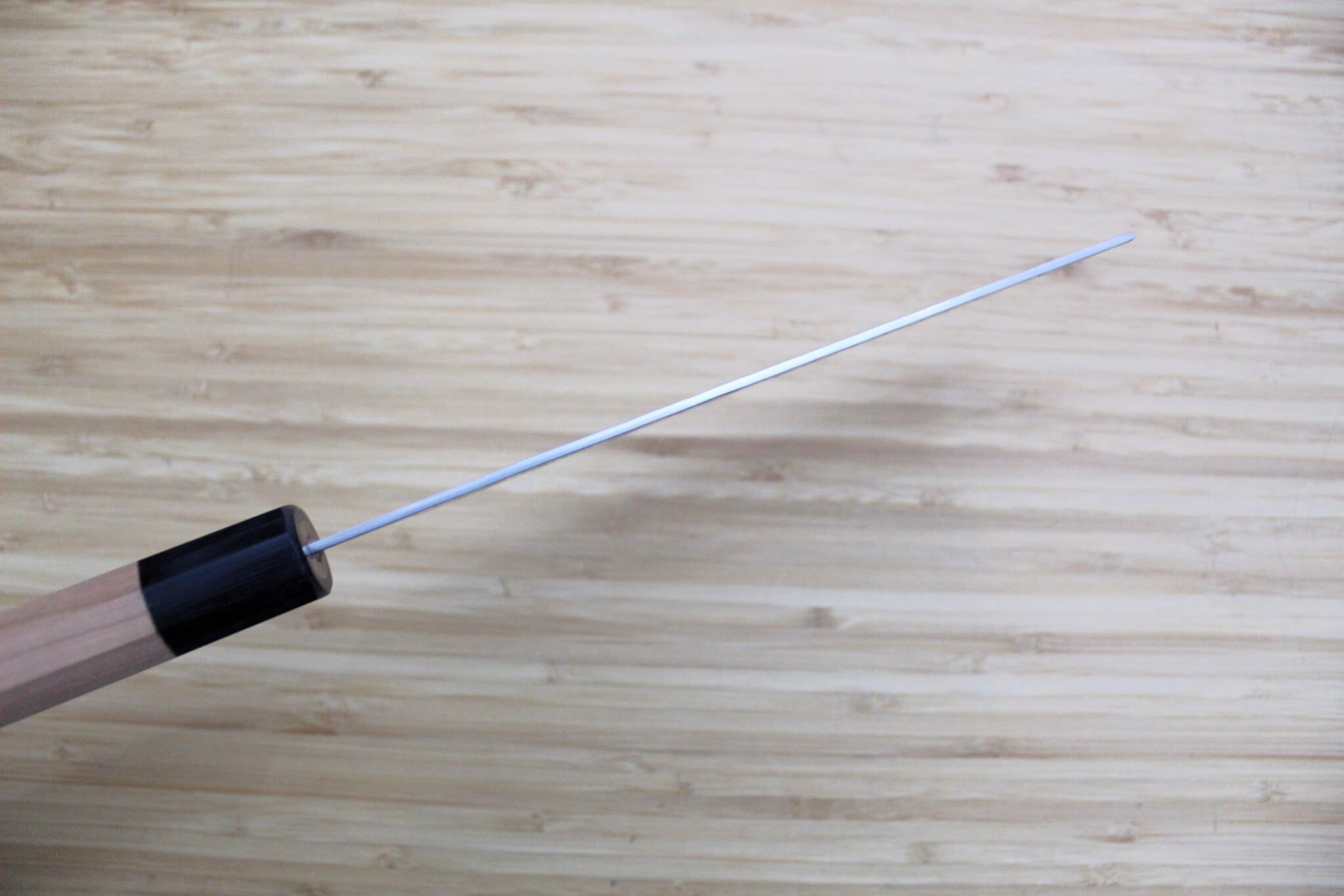 Kaneshige Hamono Ginsan Nashiji Nakiri Knife 165 mm (6.5") Cherry Handle