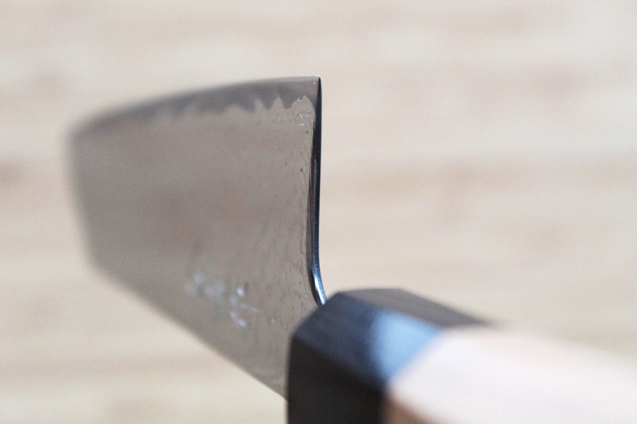 Kaneshige Hamono Vortex Nickle Damascus Bunka Knife 170 mm (6.7")