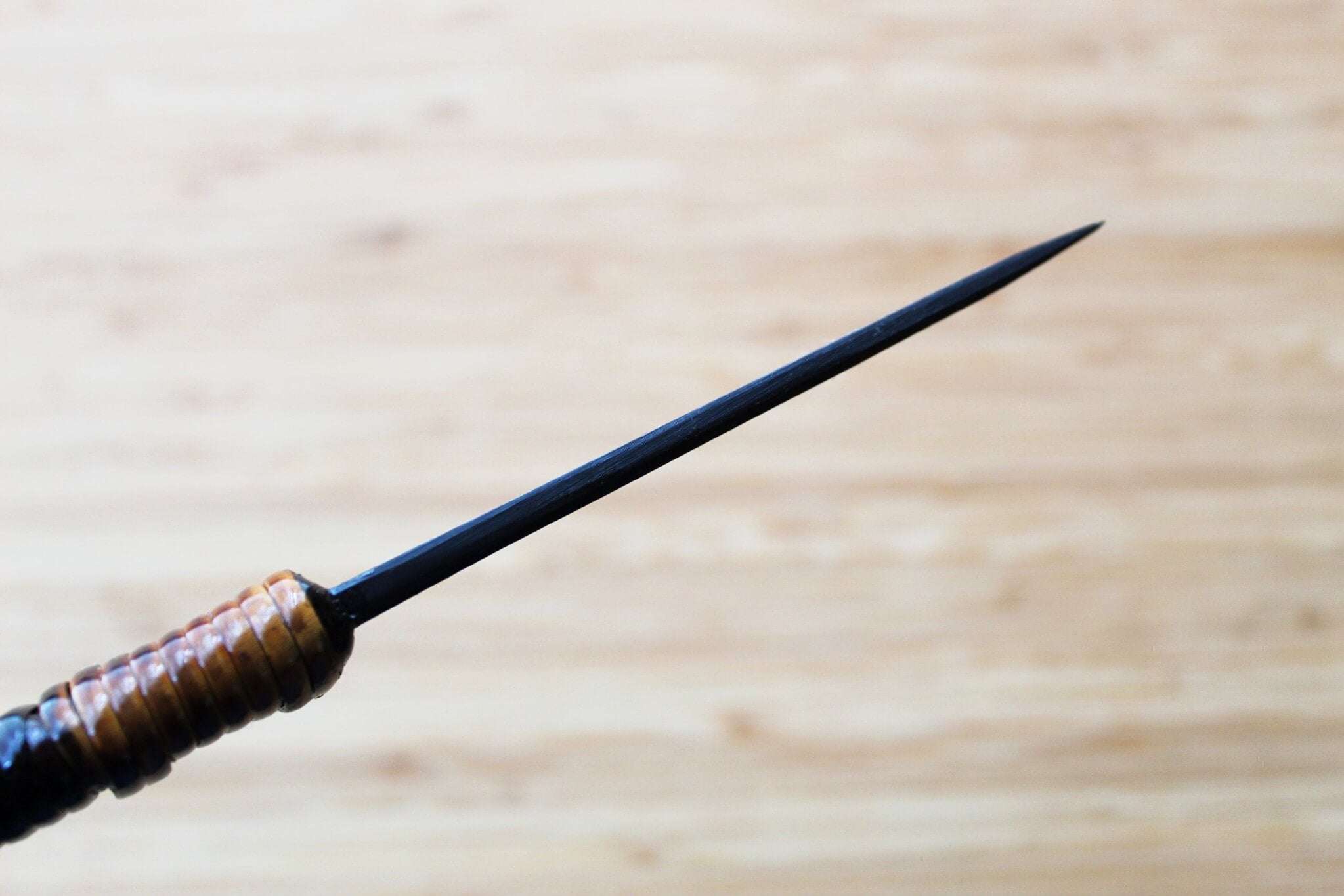Kyokokaji Shokei 105mm Full-Tang Wide Petty Knife with 3mm Thick Spine and Fujimaki Handle