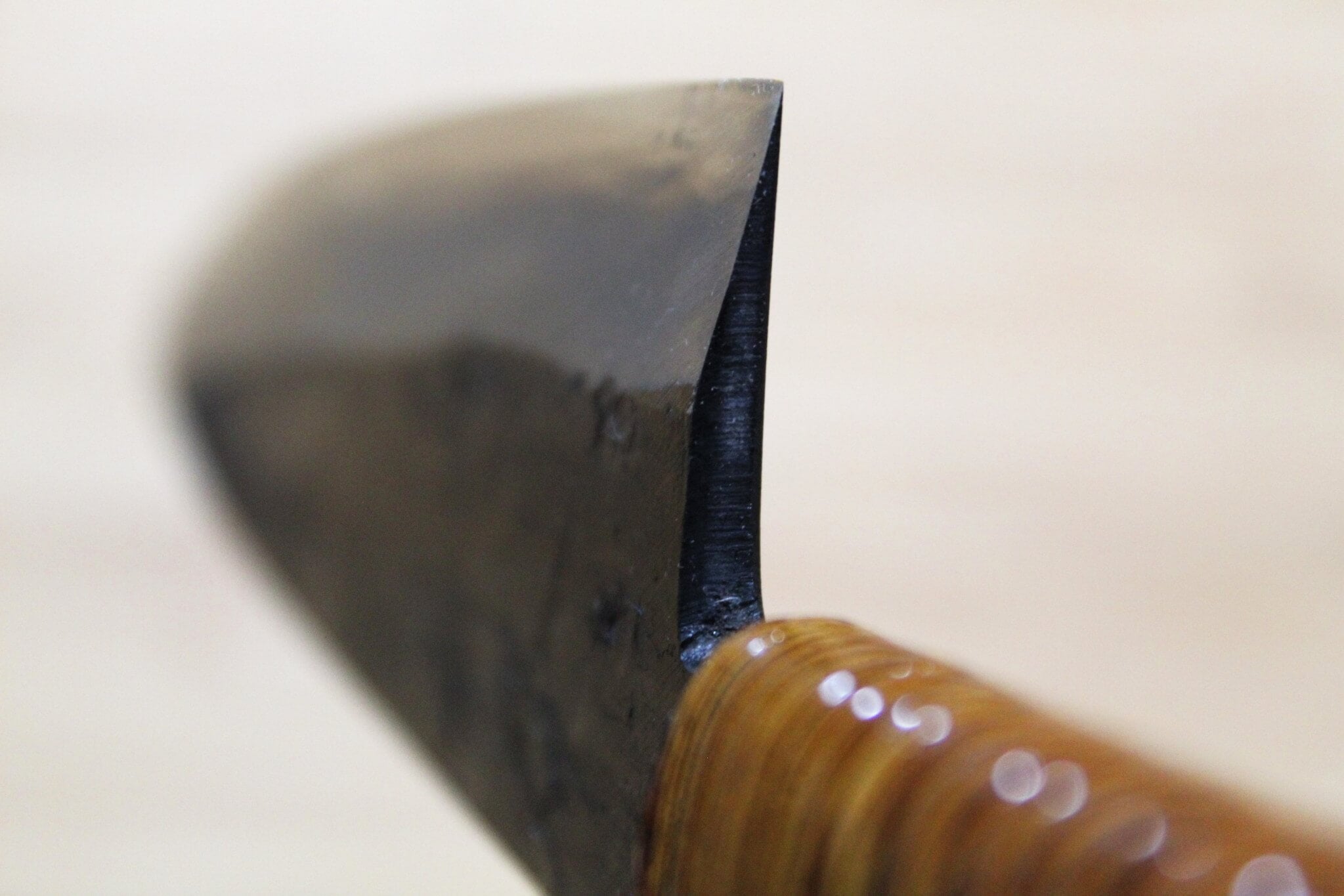 Kyokokaji Shokei Shironiko Kurouchi Deba 135 mm (5.3") Fujimaki Handle