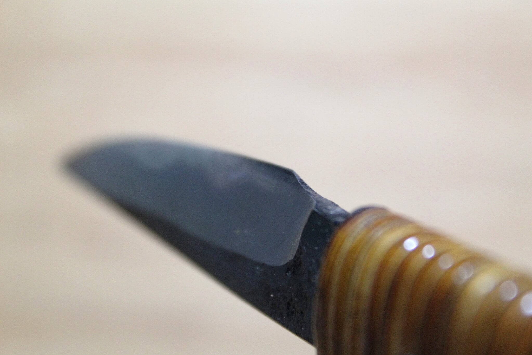 Kyokokaji Shokei Shironiko Kurouchi Petty / Paring 75 mm (3.0") Fujimaki Handle