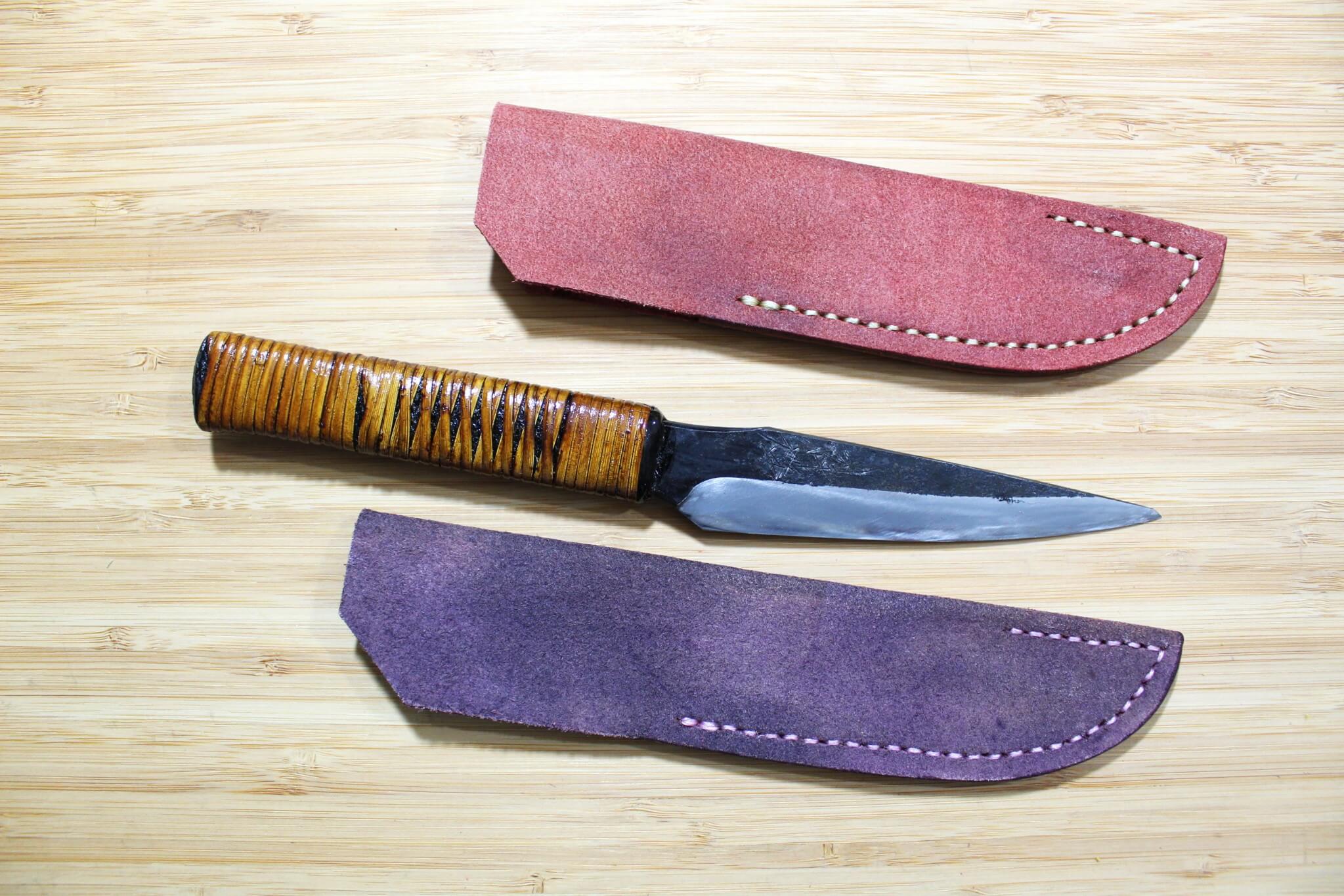 Kyokokaji Shokei Shironiko Kurouchi Petty 120 mm (4.7") Fujimaki Handle