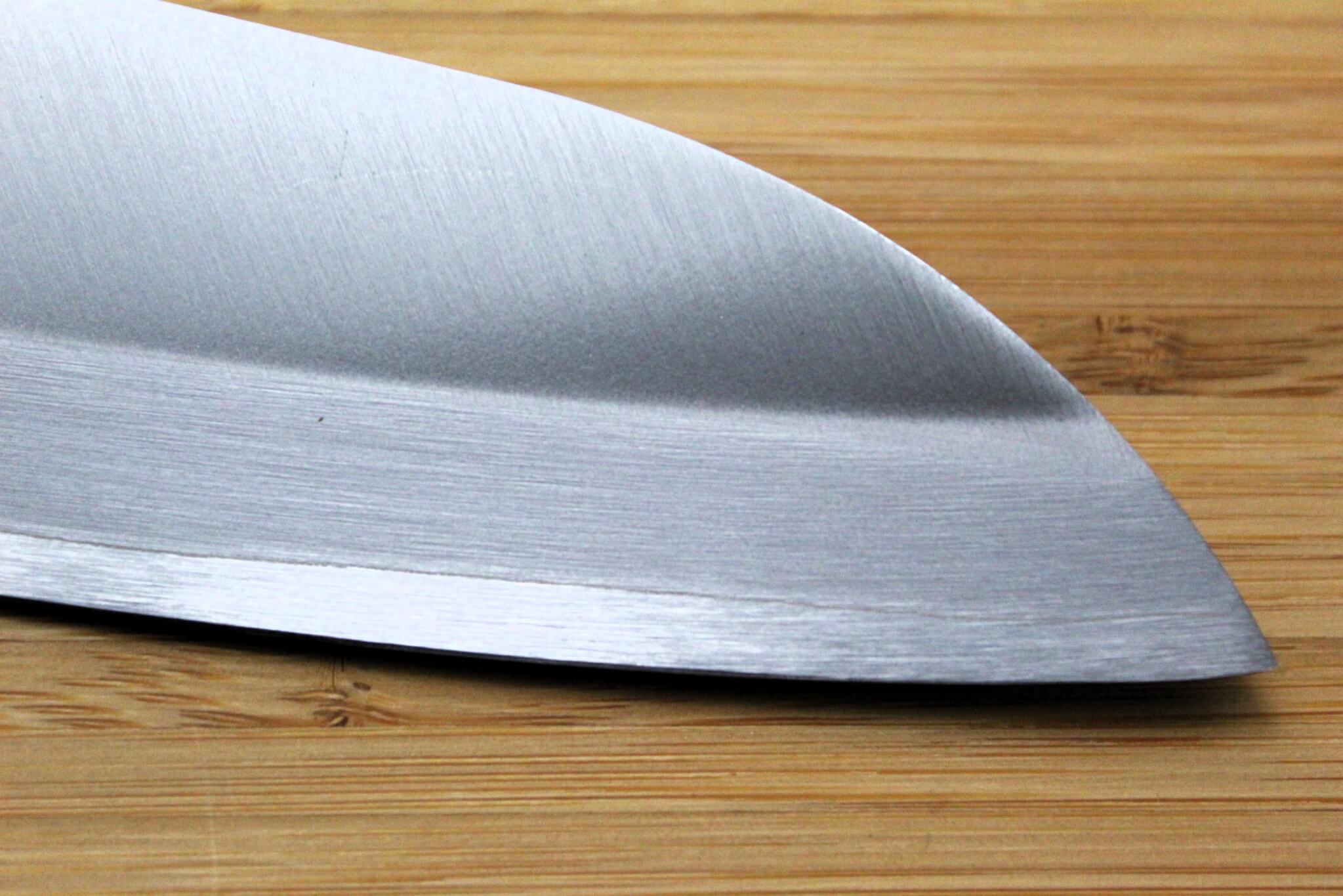 Miki Hamono Gokuao Aogami Super / Blue Super Steel Santoku Knife 170 mm / 6.7" with Rosewood Handle