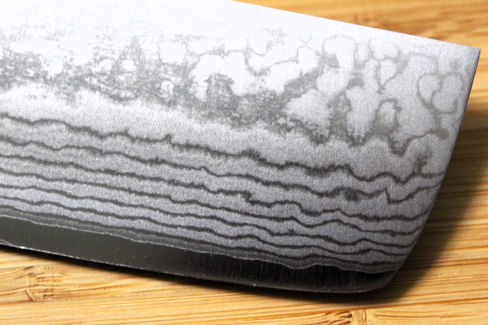 Miki Hamono Hakuun VG-10 Damascus Nakiri Knife 165 mm / 6.5"