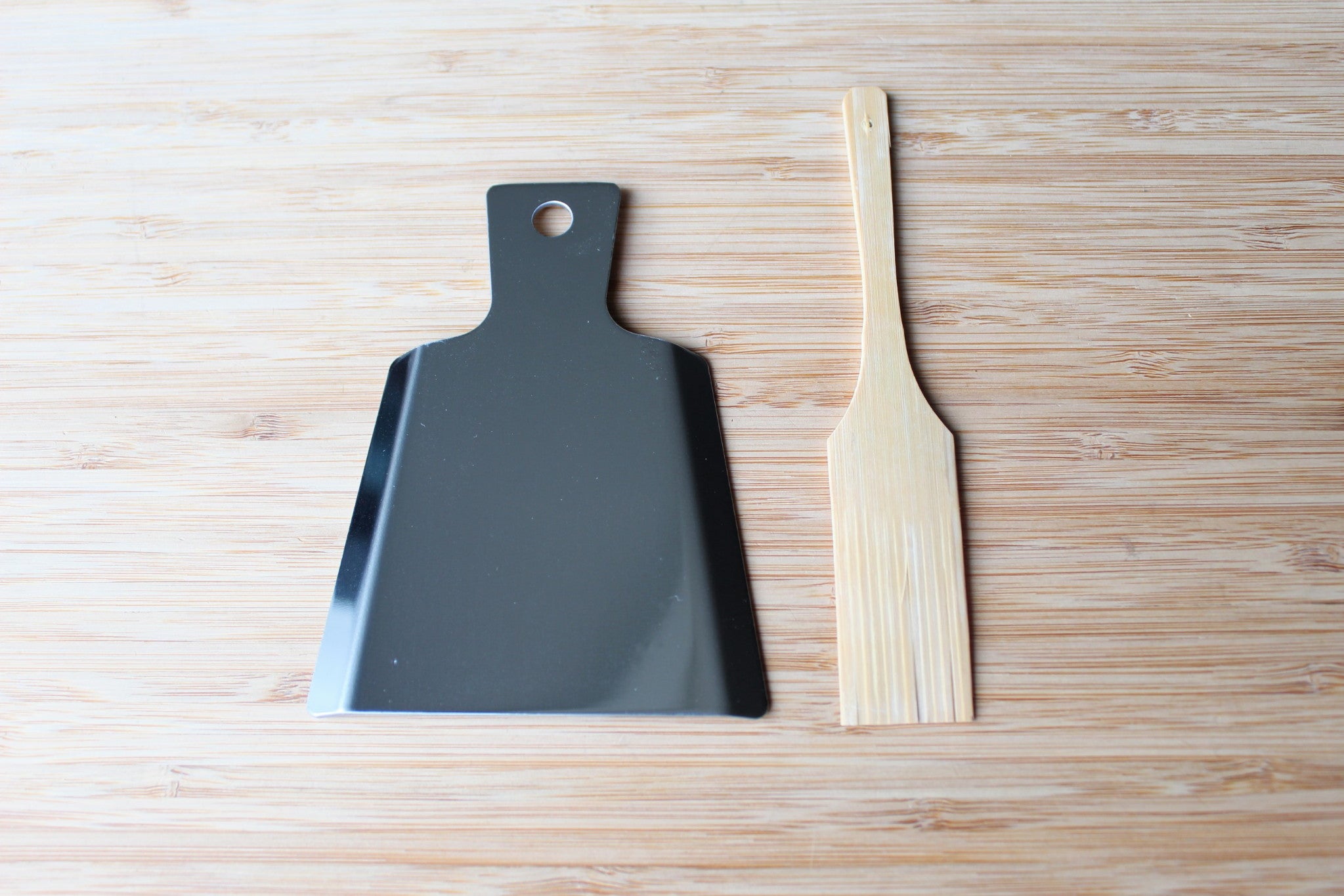 Stainless Steel Japanese Grater / Oroshigane Mini with Bamboo Brush