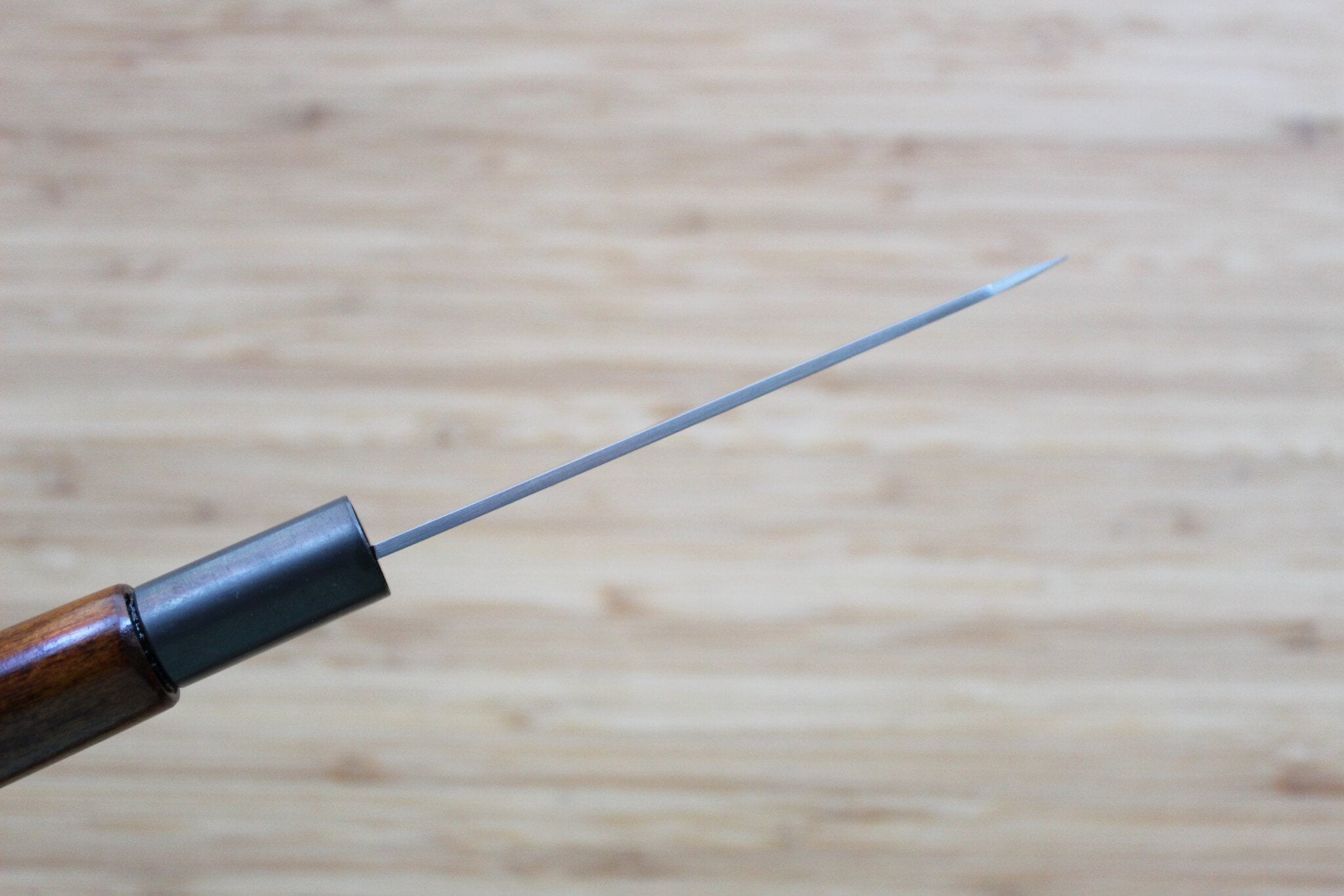 Misuzu Hamono Bunka Petty VG-10 Stainless Steel 105 mm / 4.1" Urushi Lacquer Magnolia Handle