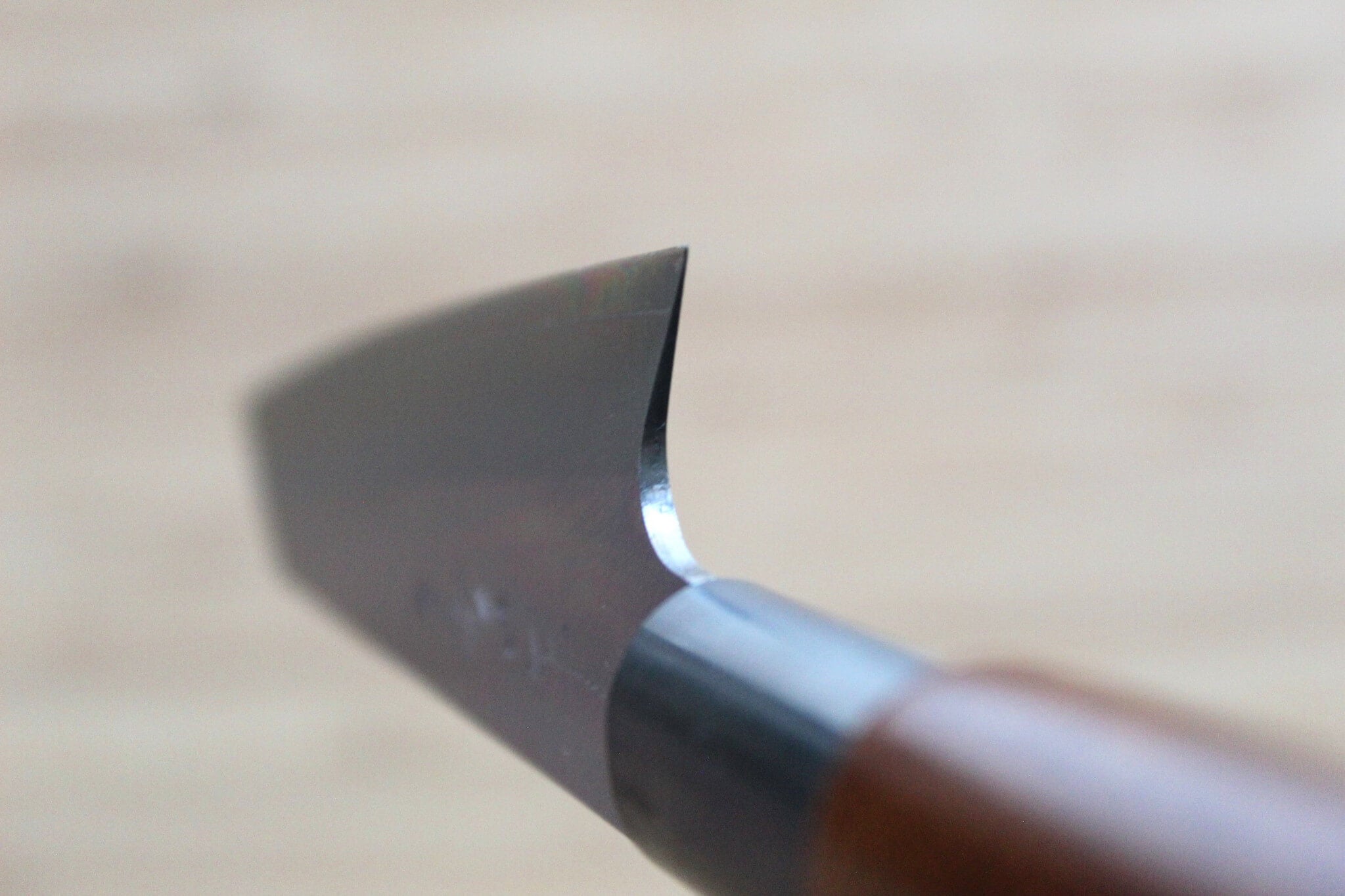 Misuzu Hamono Bunka Petty VG-10 Stainless Steel 105 mm / 4.1" Urushi Lacquer Magnolia Handle