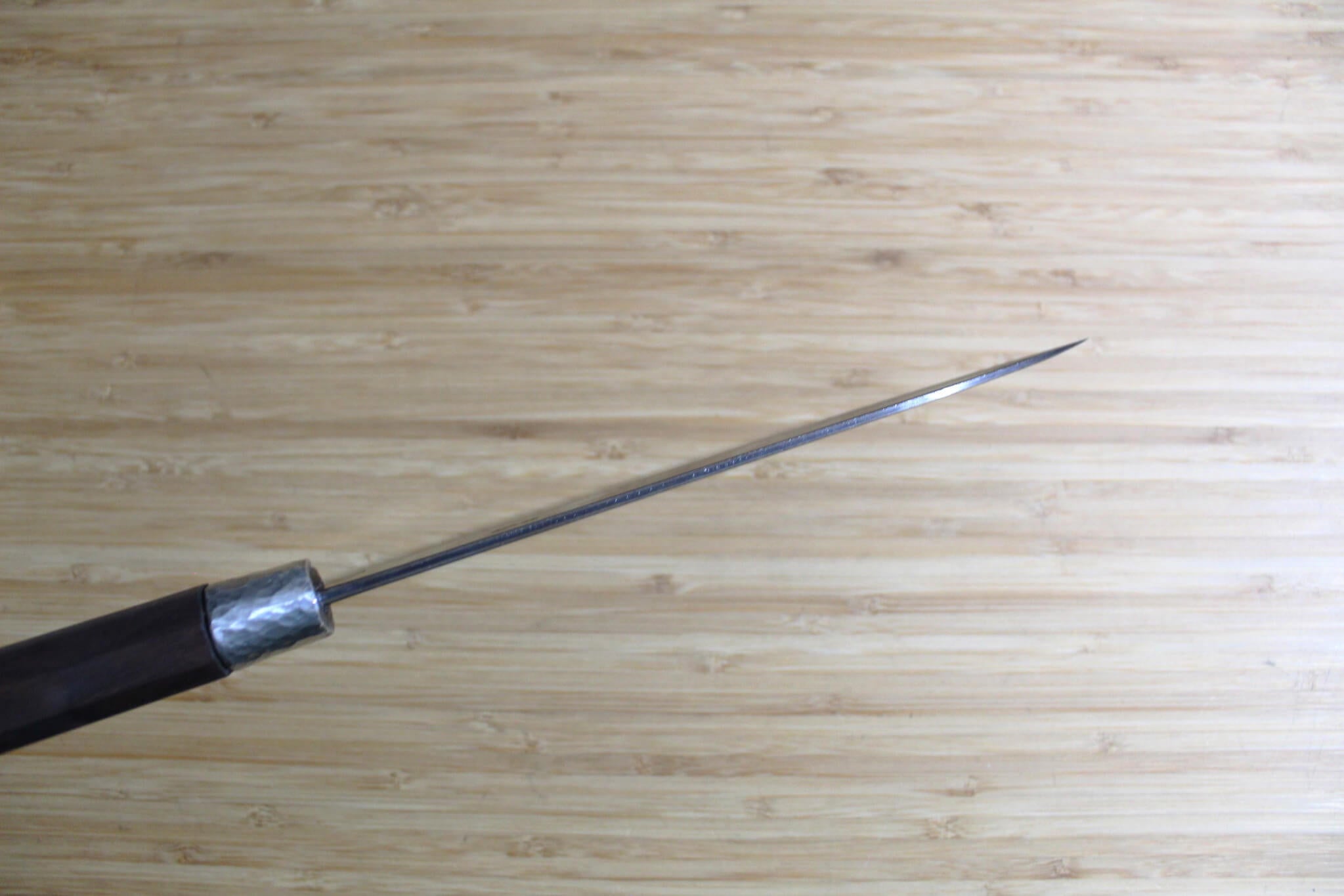 Nishiuchi Hocho Aoniko Blue Steel #2 Kurouchi Gyuto 195 mm (7.6") Walnut Handle