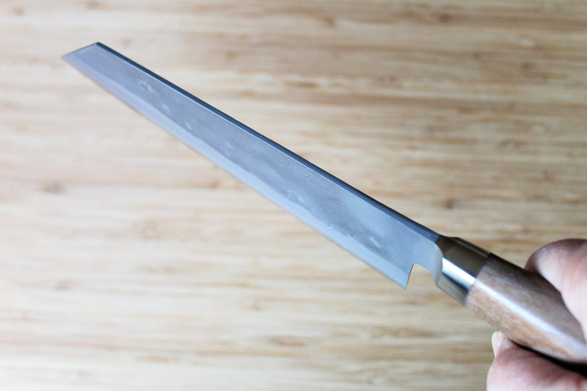 OUL SLD Nashiji Bunka Knife 170mm Japanese all-purpose knife with Walnut handle