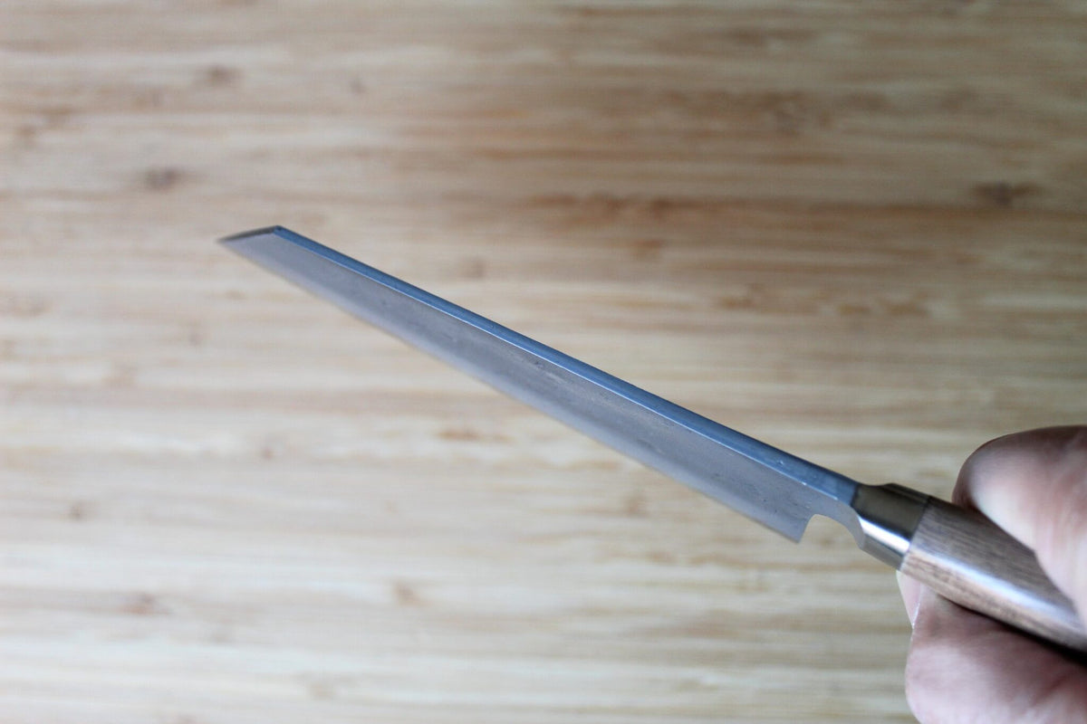 OUL SLD Nashiji Ko-Bunka Knife 125mm compact Japanese utility knife with Walnut handle
