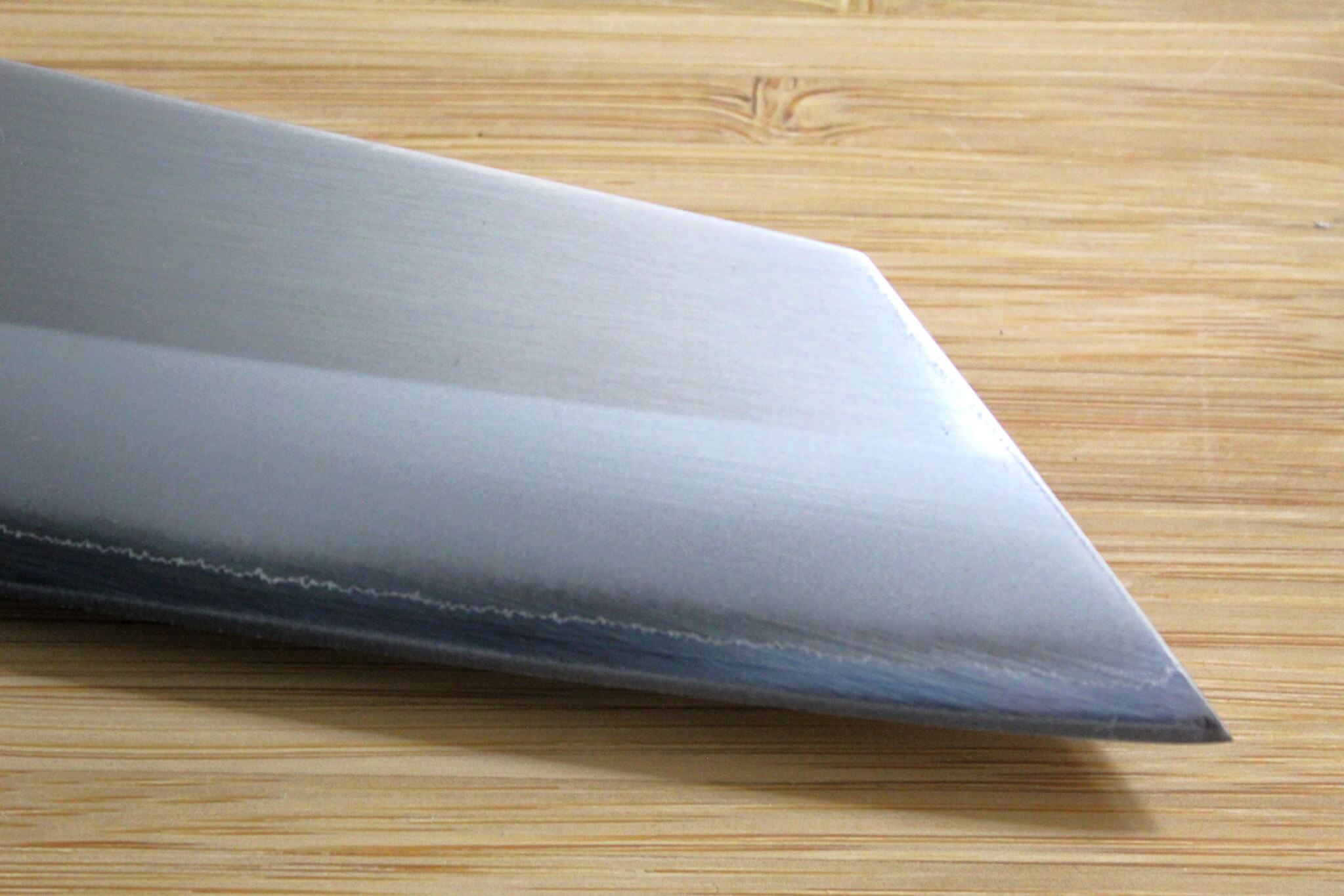 OUL Kengata Gyuto White Steel #1 210 mm / 8.2" Keyaki Handle
