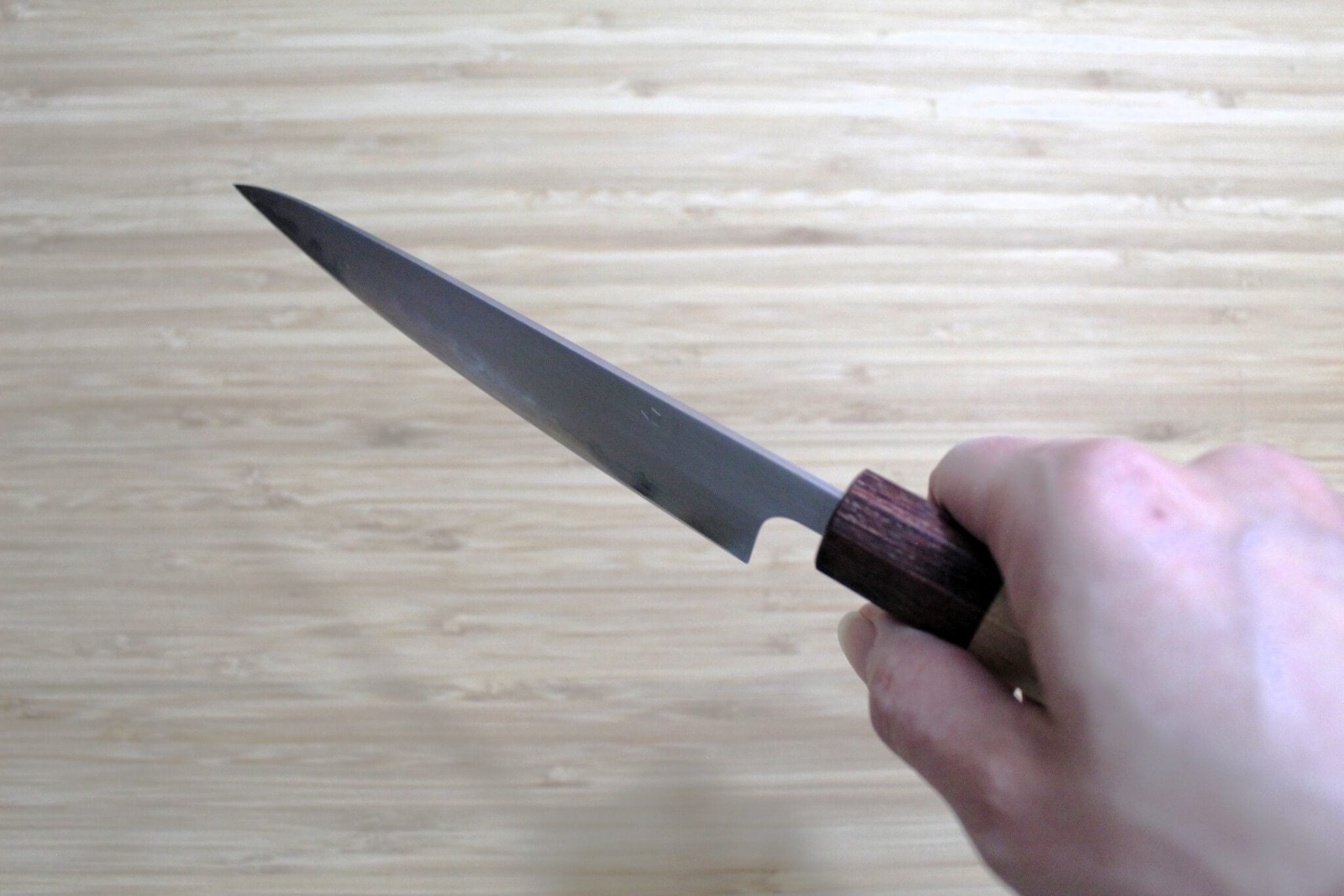 OUL Petty White Steel #1 135 mm / 5.3" Keyaki Handle