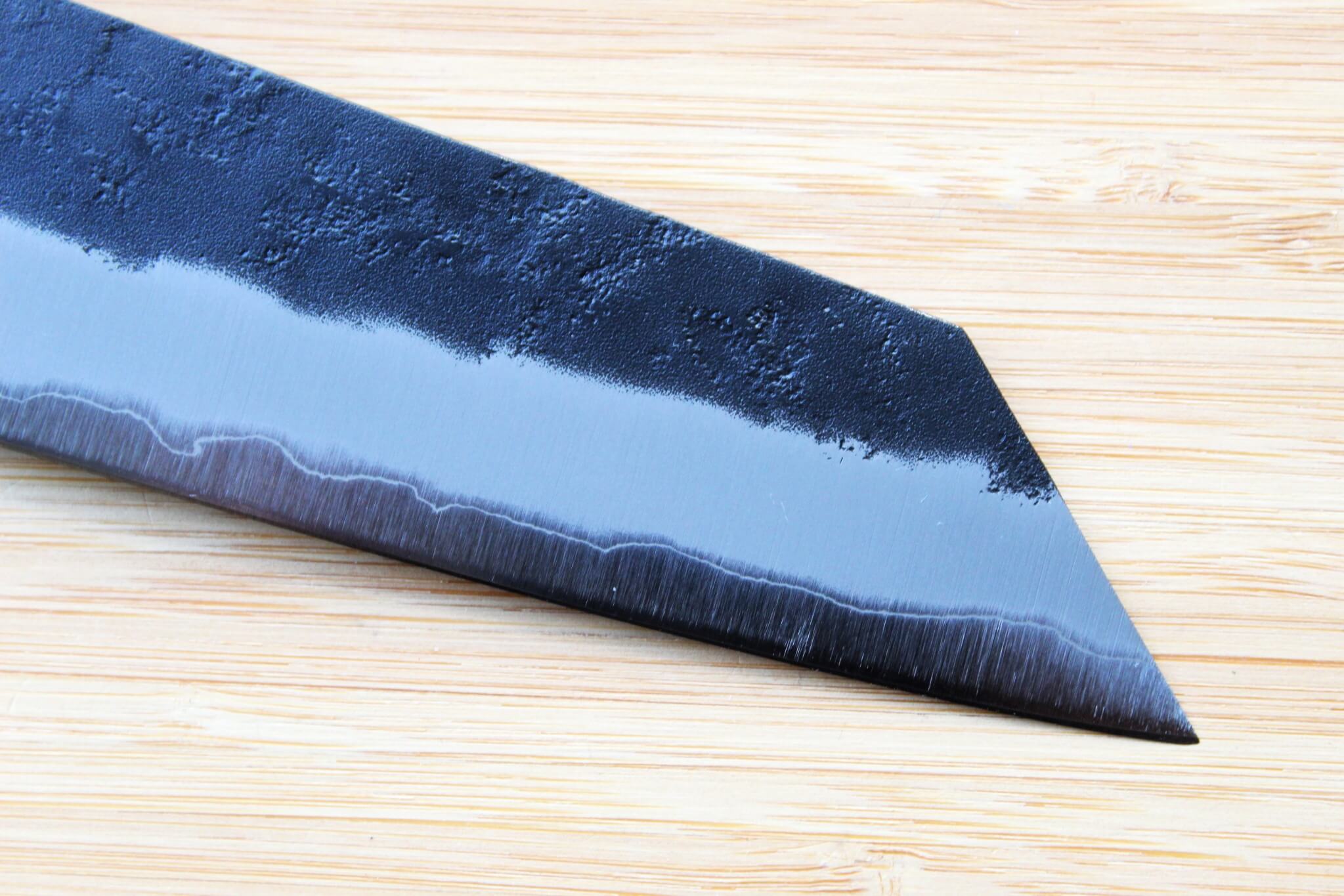 OUL Aogami Super / Blue Super Steel Nashiji Bunka 170 mm / 6.7" Black Oak