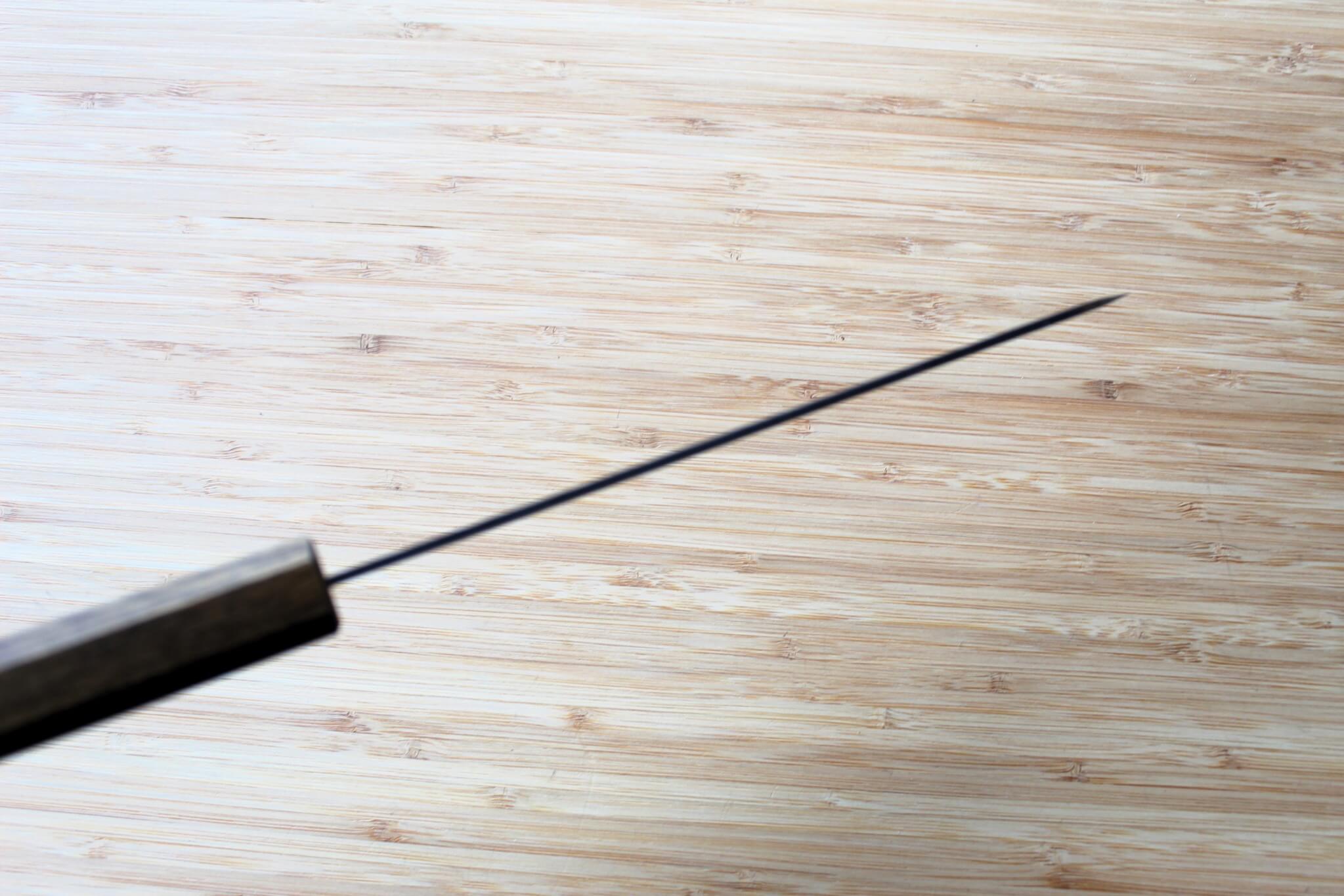 OUL Aogami Super / Blue Super Steel Nashiji Bunka 170 mm / 6.7" Black Oak