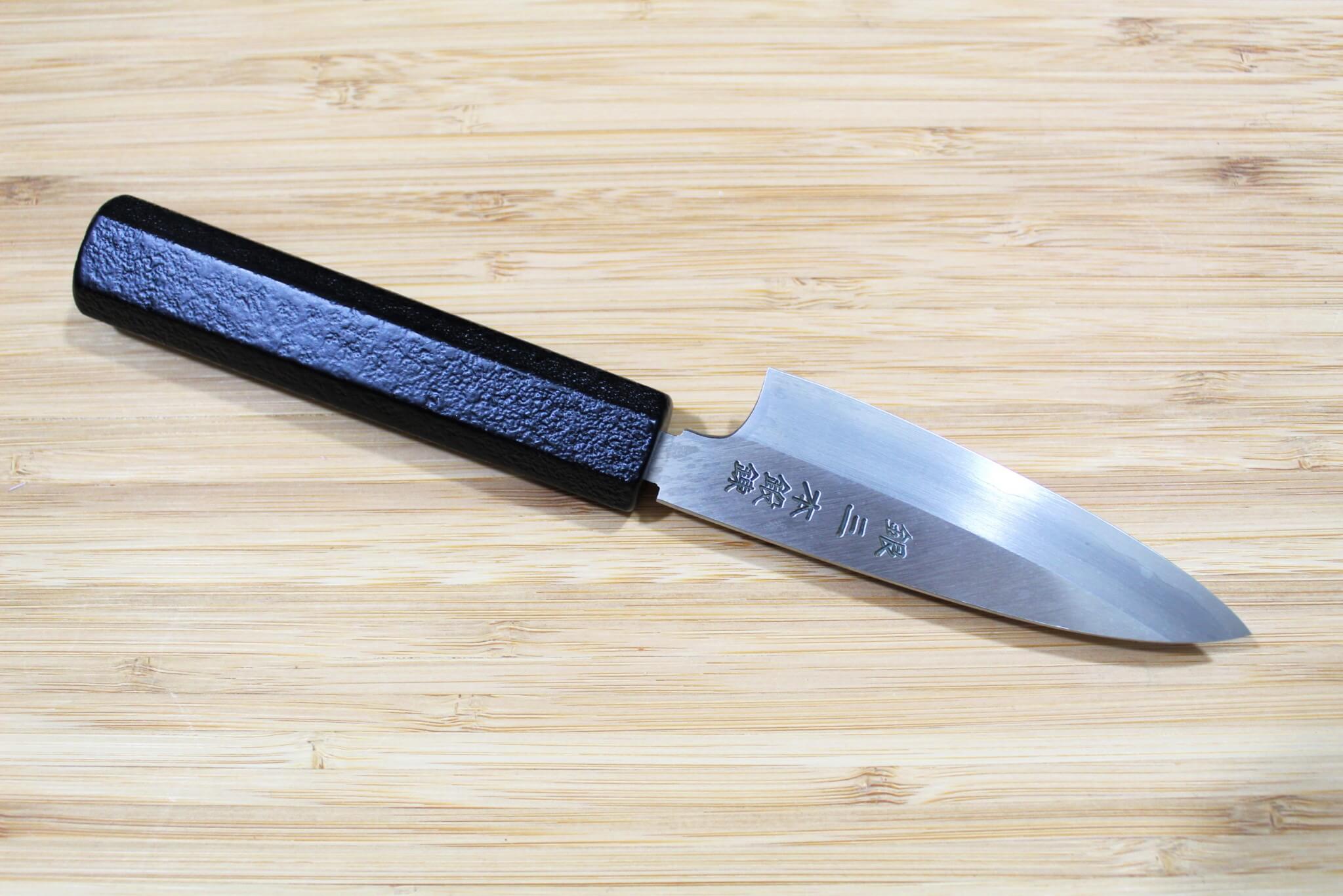 OUL Ginsan Paring 90 mm / 3.5" Black Makiji Urushi Handle
