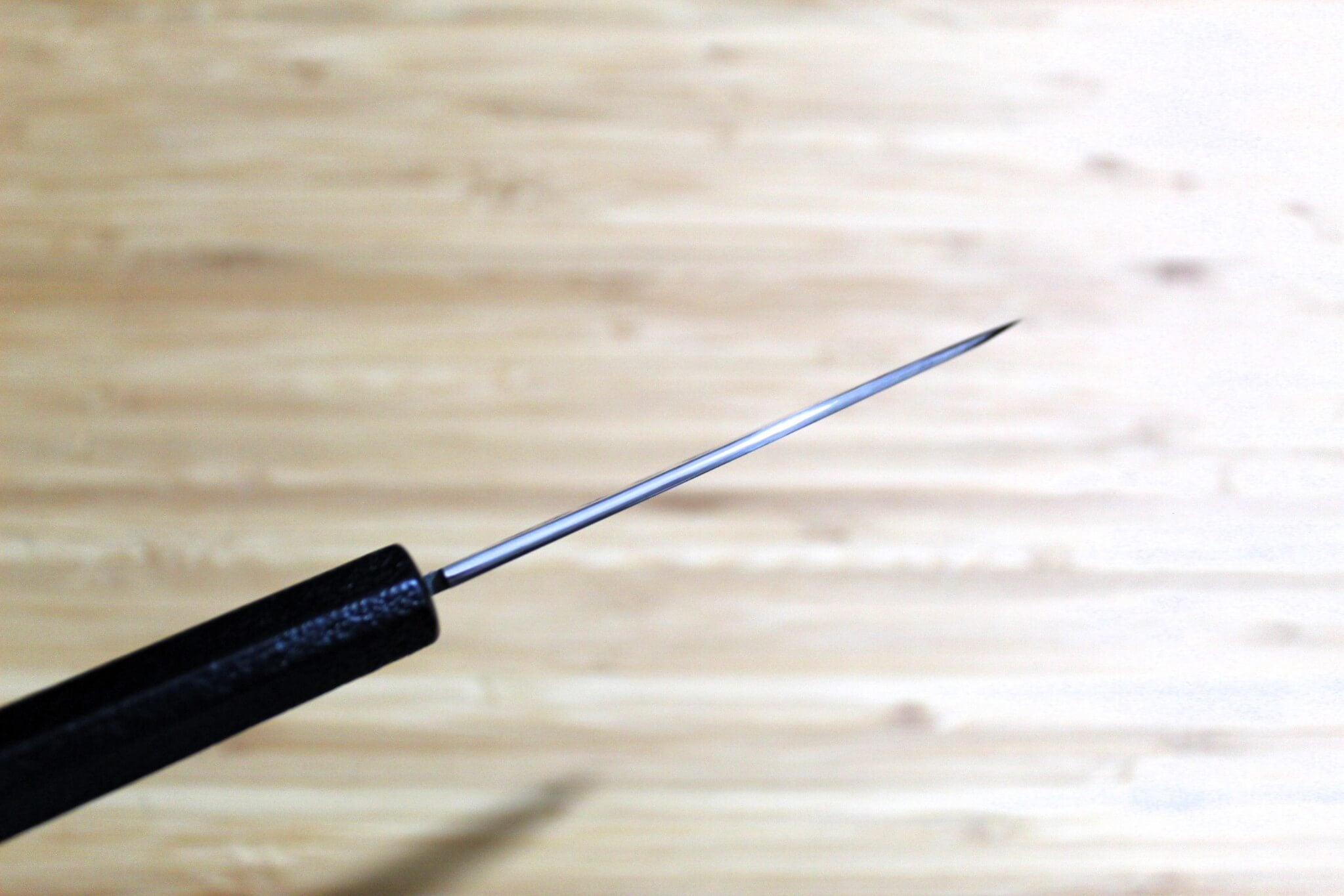 OUL Ginsan Paring 90 mm / 3.5" Black Makiji Urushi Handle