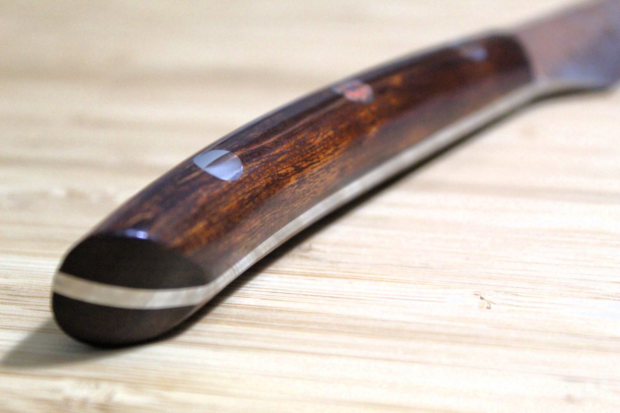 Sawakazuma SRS13 Steak Knife 120 mm / 4.7" Desert Ironwood Handle