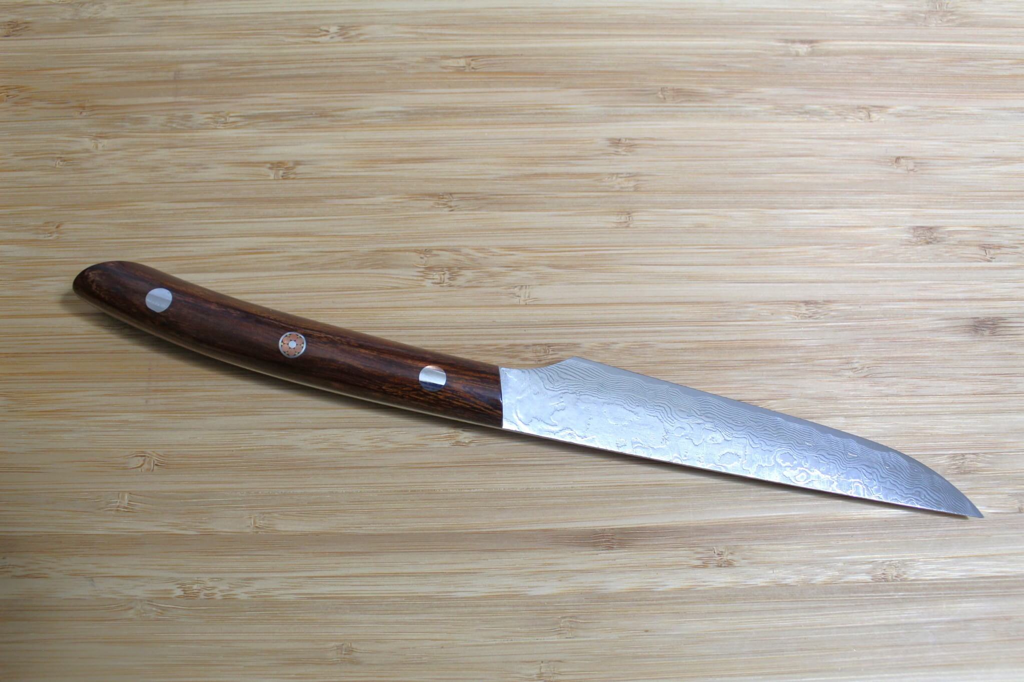 Sawakazuma SRS13 Steak Knife 120 mm / 4.7" Desert Ironwood Handle