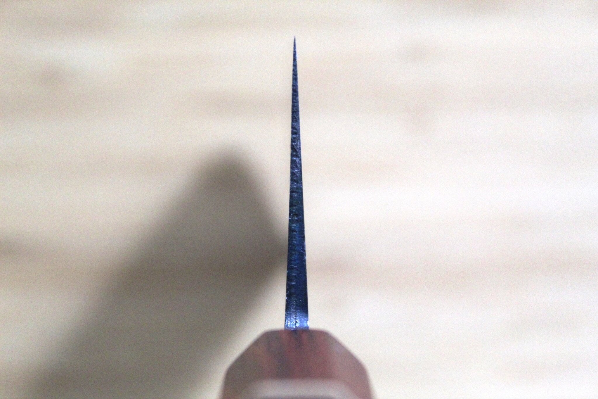 Sawakazuma Narukami Shironiko Nakiri Knife 165 mm / 6.5" Maple and Renghas Handle