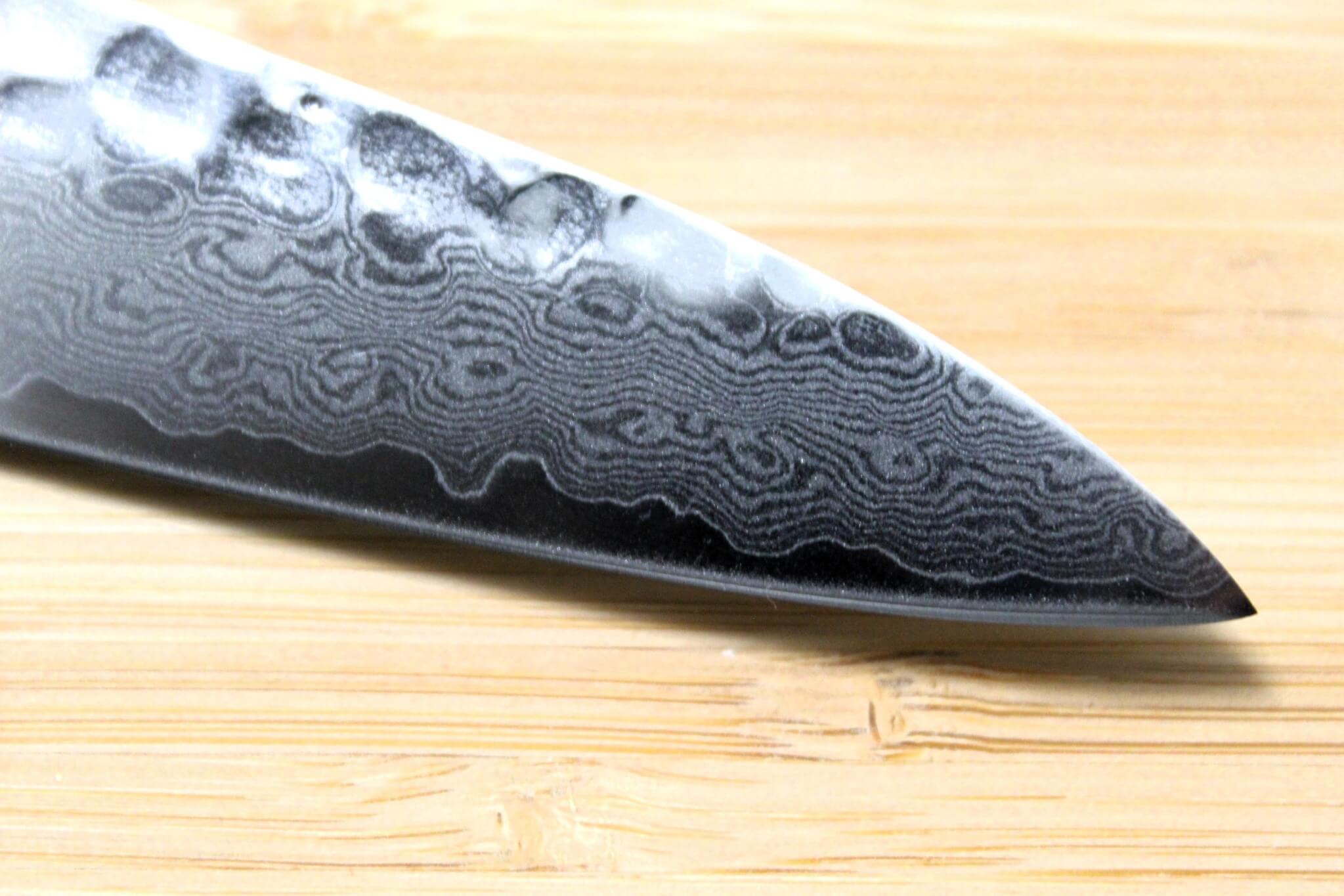 Sakai Takayuki Petty Knife 150 mm / 5.9" Damascus 33 Layer with Blue Handle