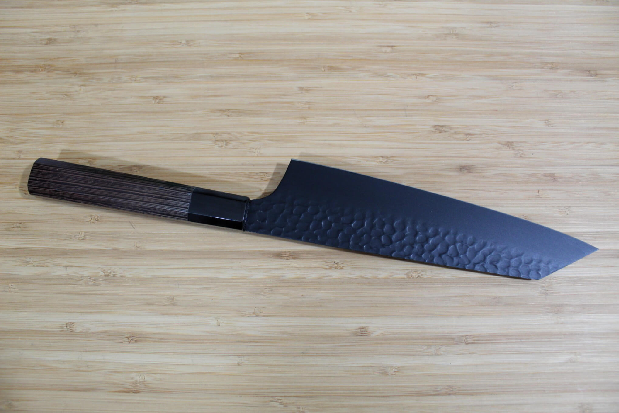 Sakai Takayuki Kurokage VG-10 with Non Stick Coating 190 mm (7.5") Kengata Gyuto Japanese Chef Knife with Wenge Handle