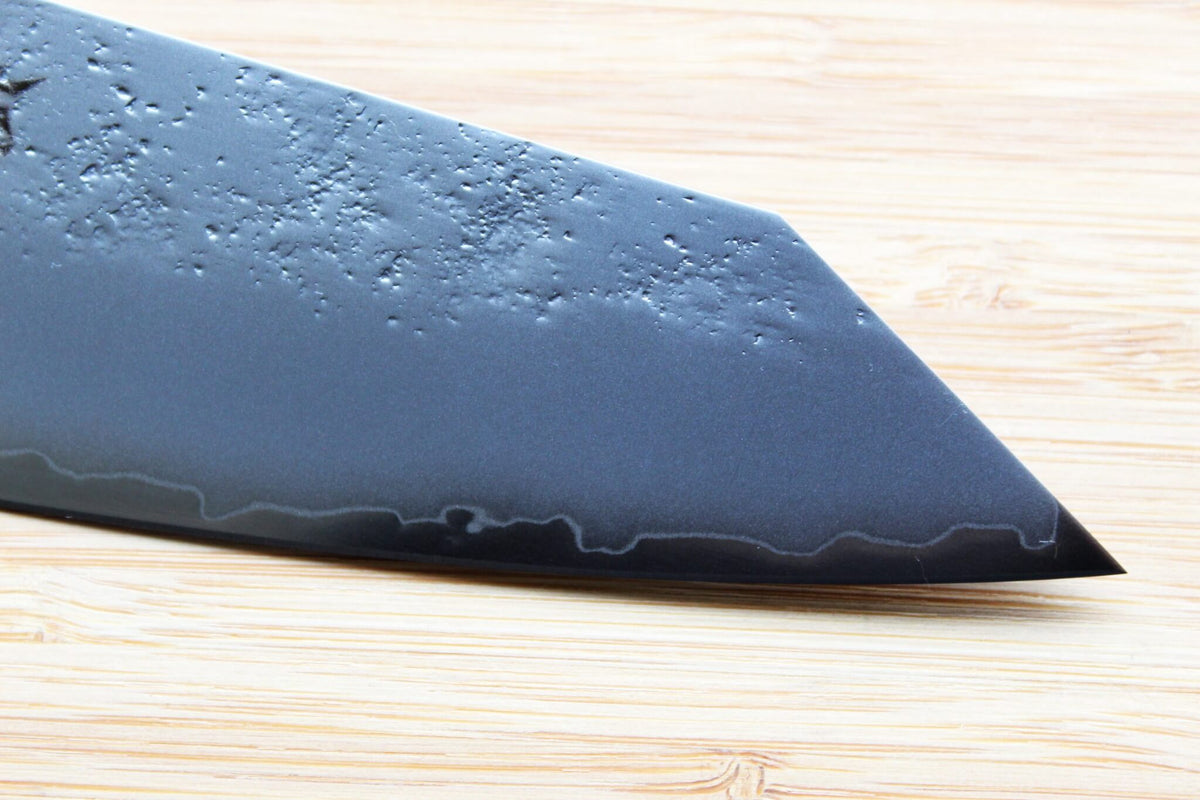 Sakai Takayuki VG10 Nashiji Kengata Santoku with Ebony Handle 160mm (6.3")