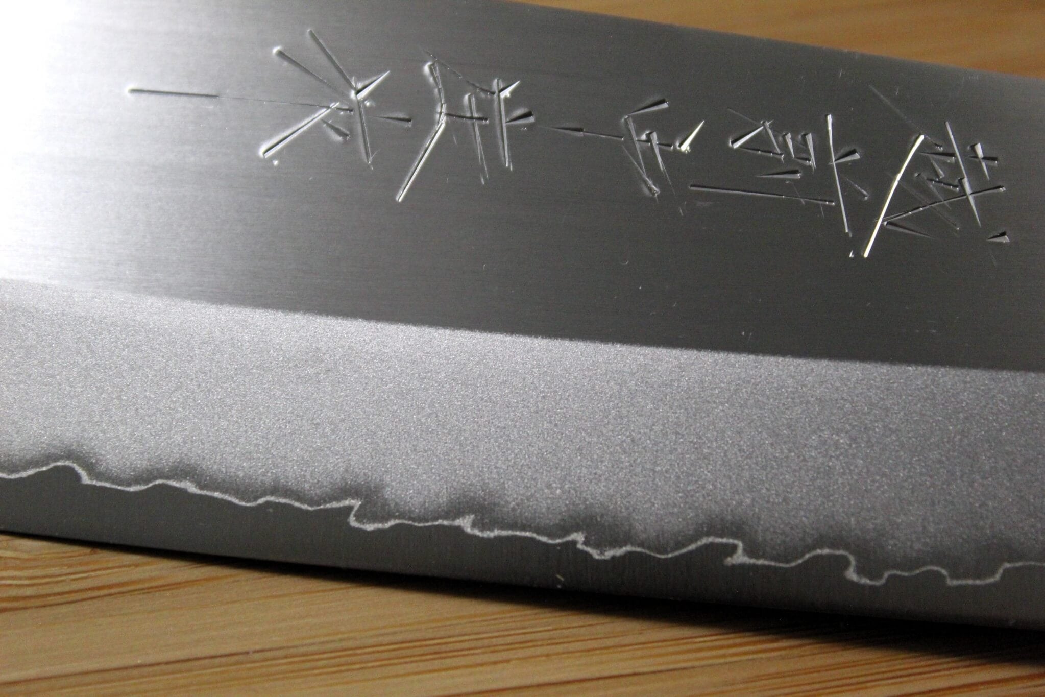 Sawakazuma DP Santoku Knife 170 mm / 6.7" with Navy Mahogany Handle
