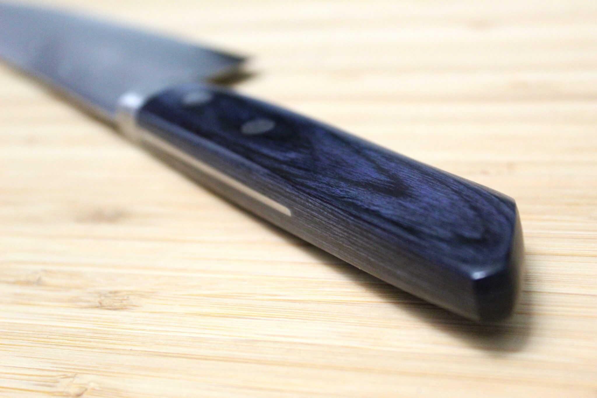 Sawakazuma DP Santoku Knife 170 mm / 6.7" with Navy Mahogany Handle