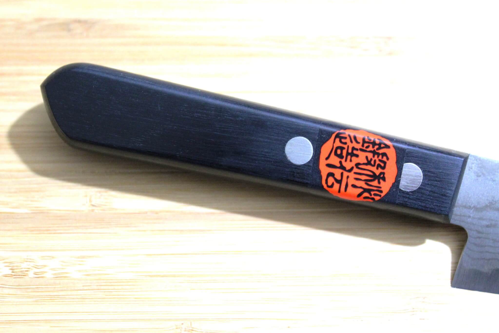 Shigeki Tanaka Damascus VG10 Petty with Black Handle 150mm / 5.9"