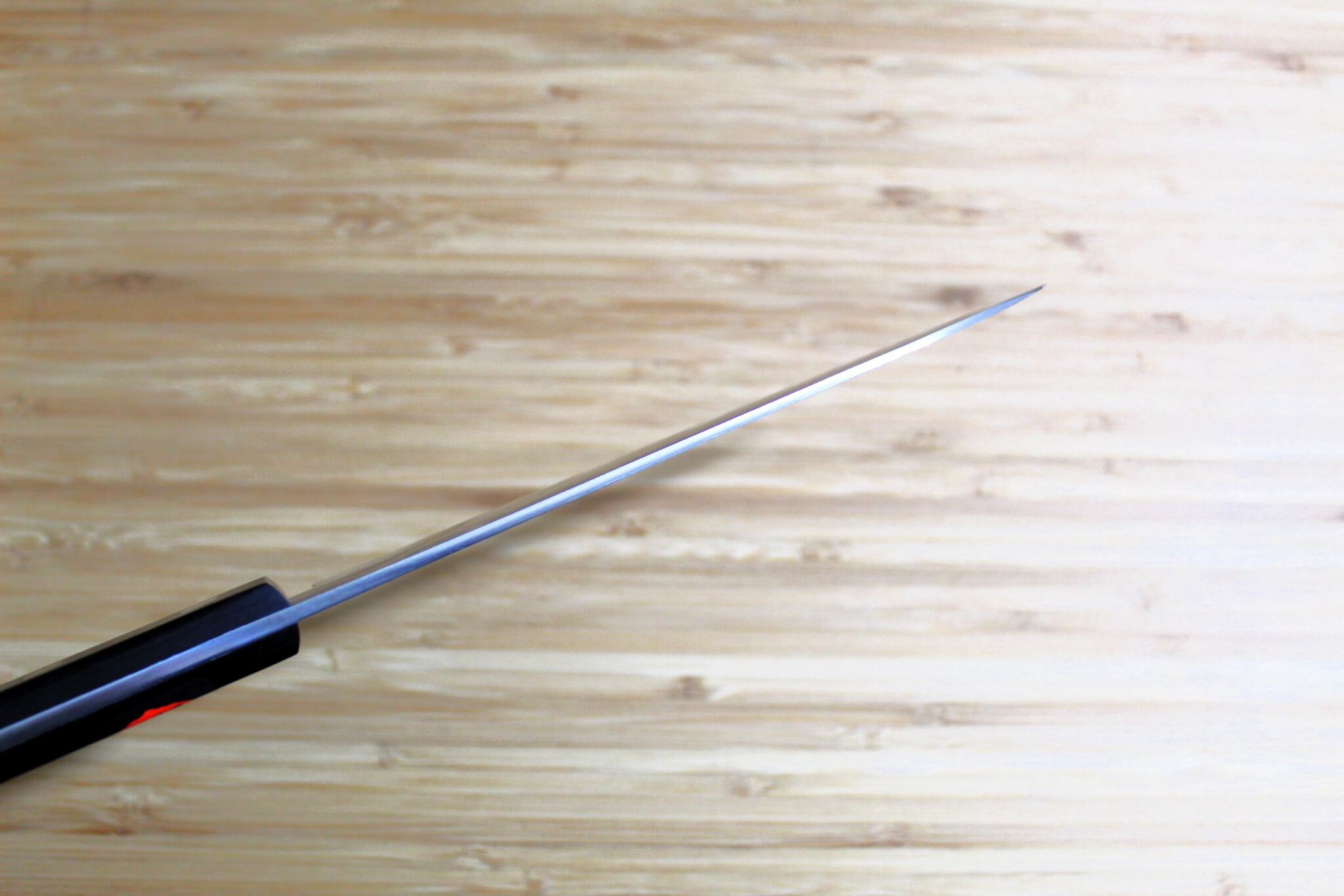 Shigeki Tanaka Damascus VG10 Petty with Black Handle 150mm / 5.9"