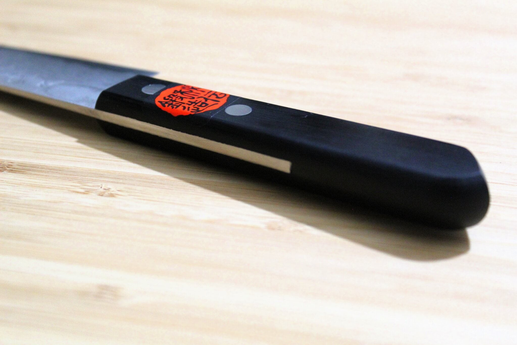Shigeki Tanaka Damascus VG10 Petty with Black Handle 150mm / 5.9"