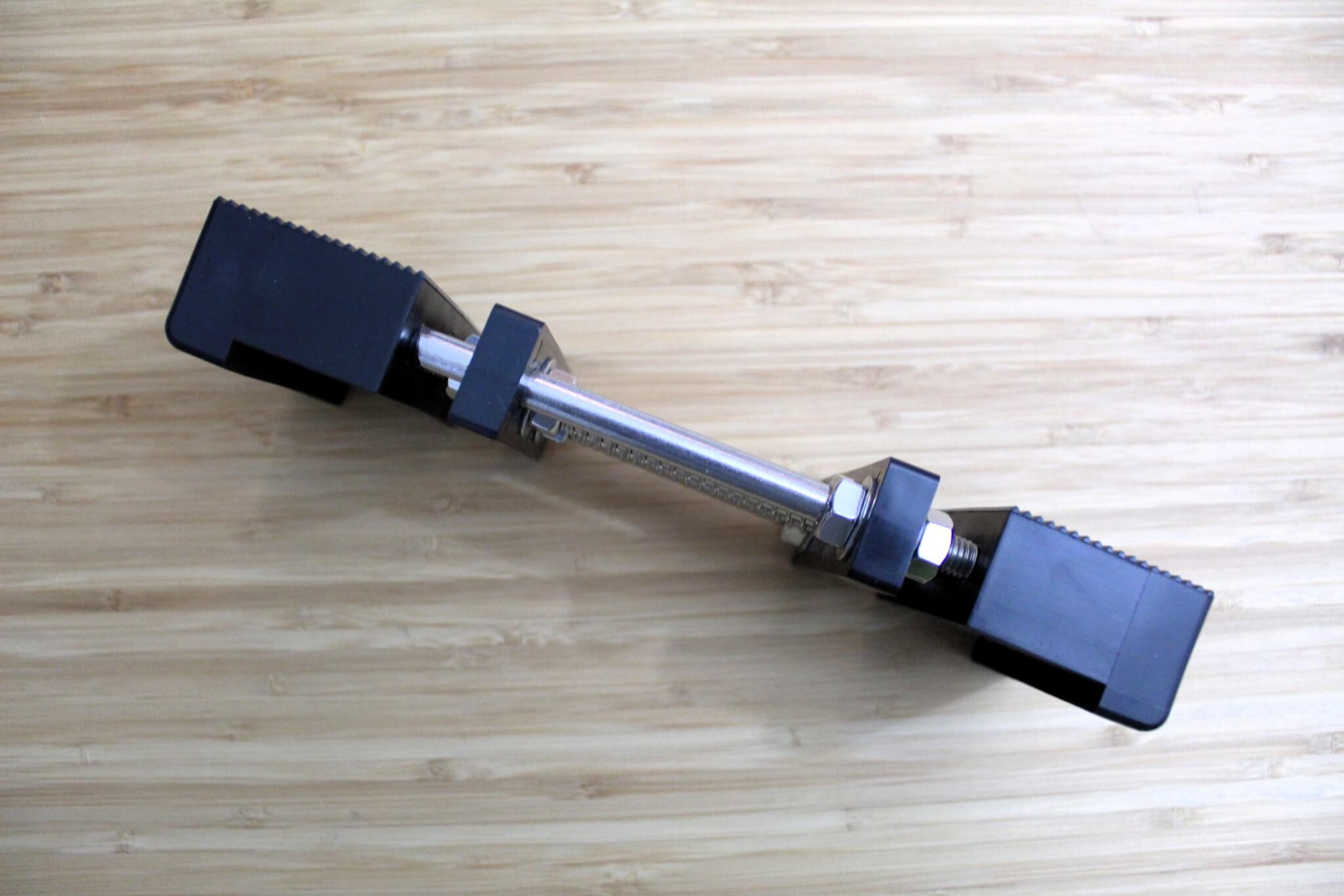 Whetstone / Sharpening Stone Holder with Adjustable Spring Loaded No-Slip Base Black