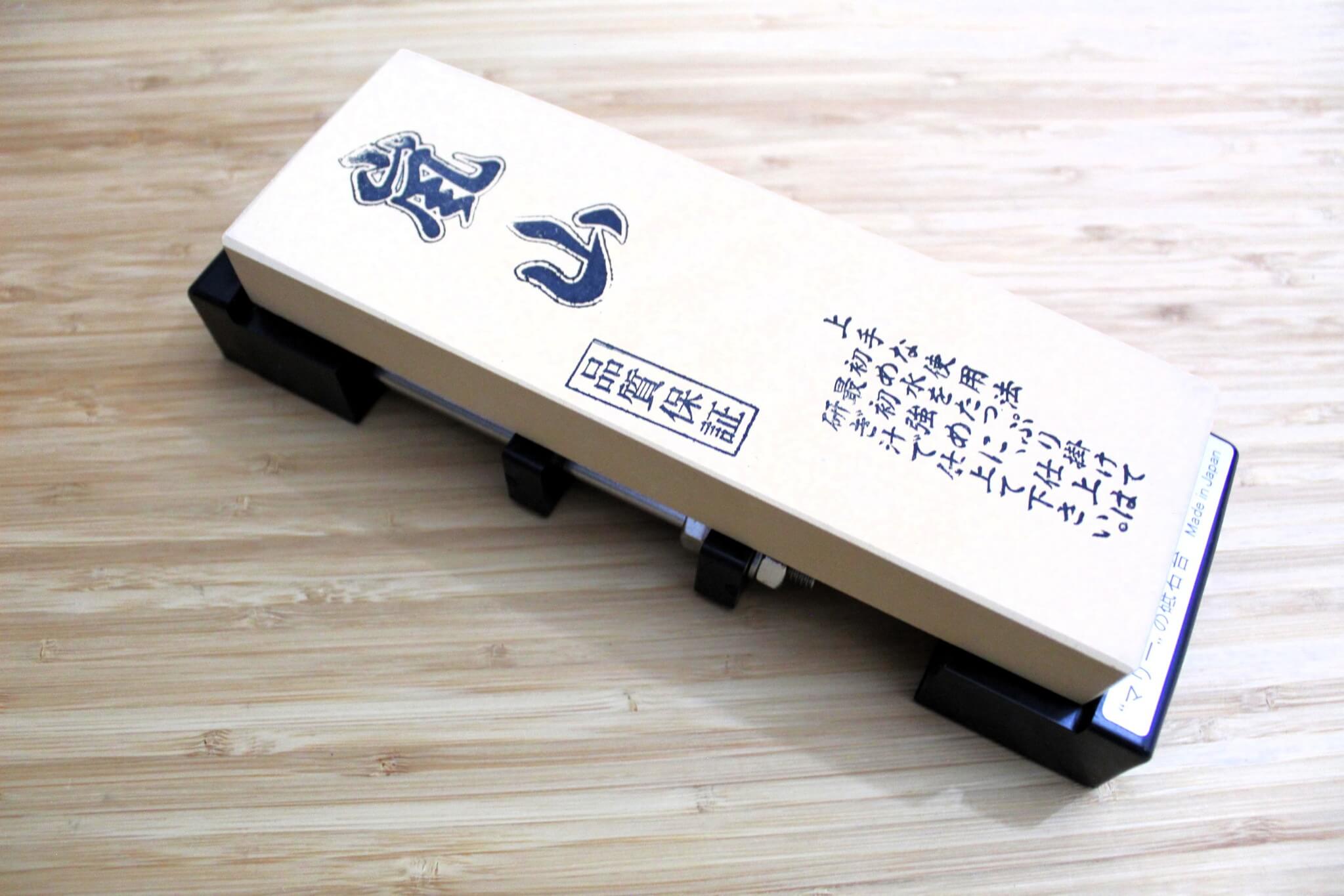 Whetstone / Sharpening Stone Holder with Adjustable Spring Loaded No-Slip Base Black