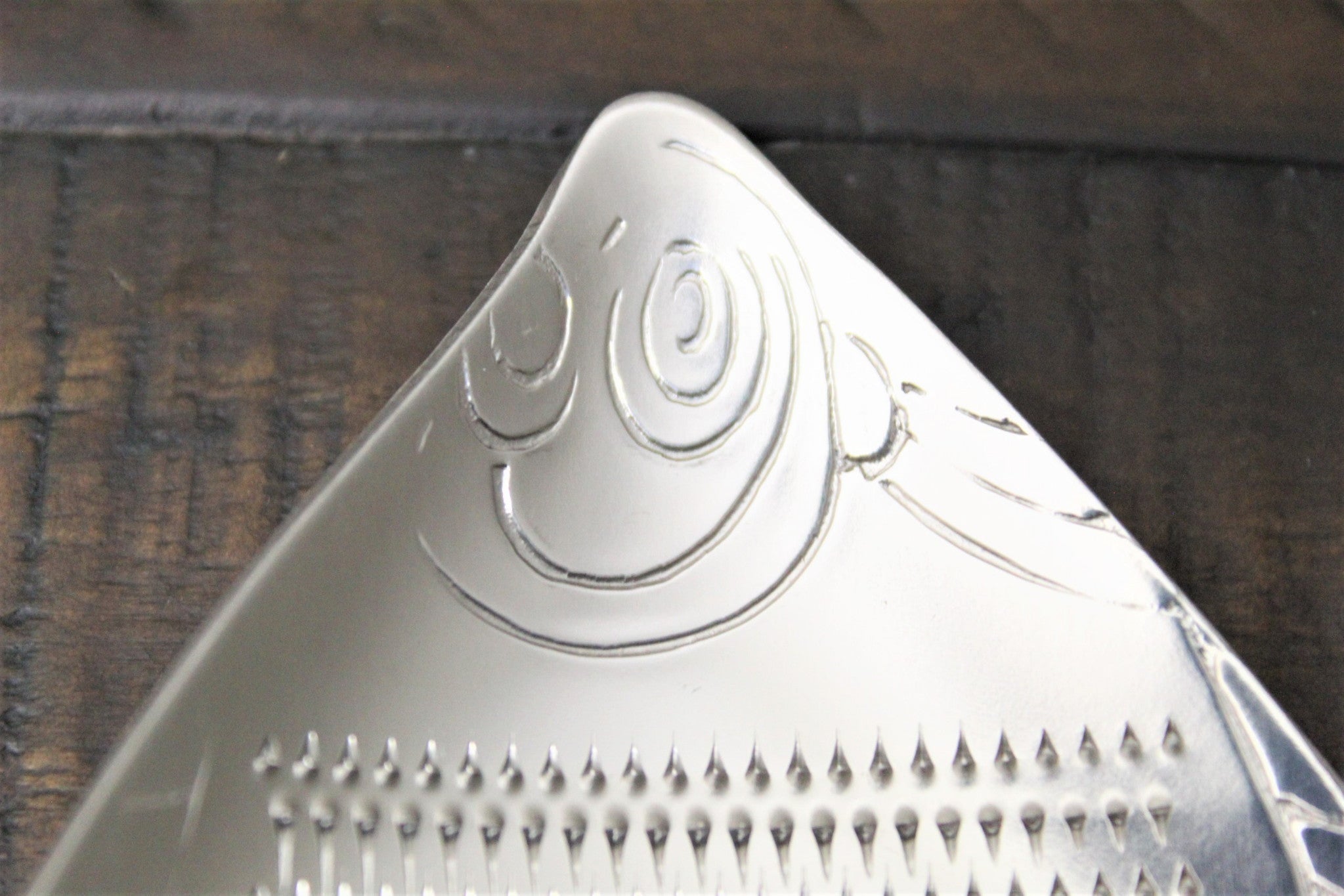 Accessories - Stainless Steel Japanese Grater / Oroshigane Hirame (Flatfish) Shape