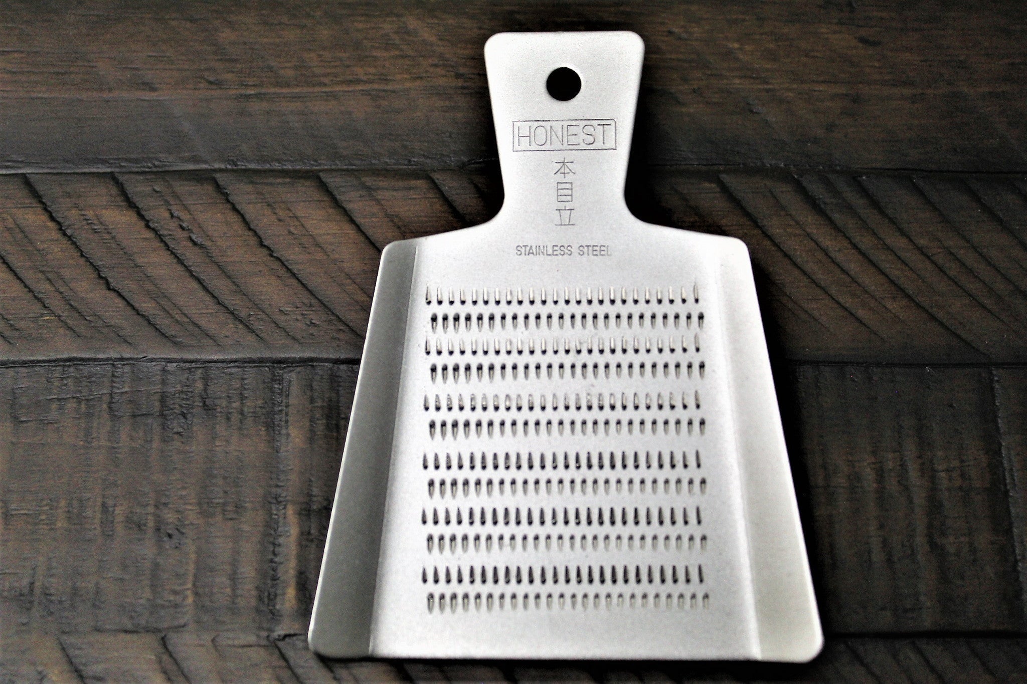 Accessories - Stainless Steel Japanese Grater / Oroshigane Mini With Bamboo Brush