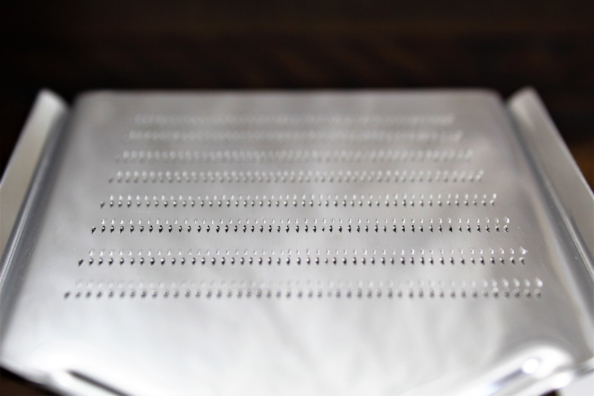 Accessories - Stainless Steel Japanese Grater / Oroshigane With Bamboo Brush