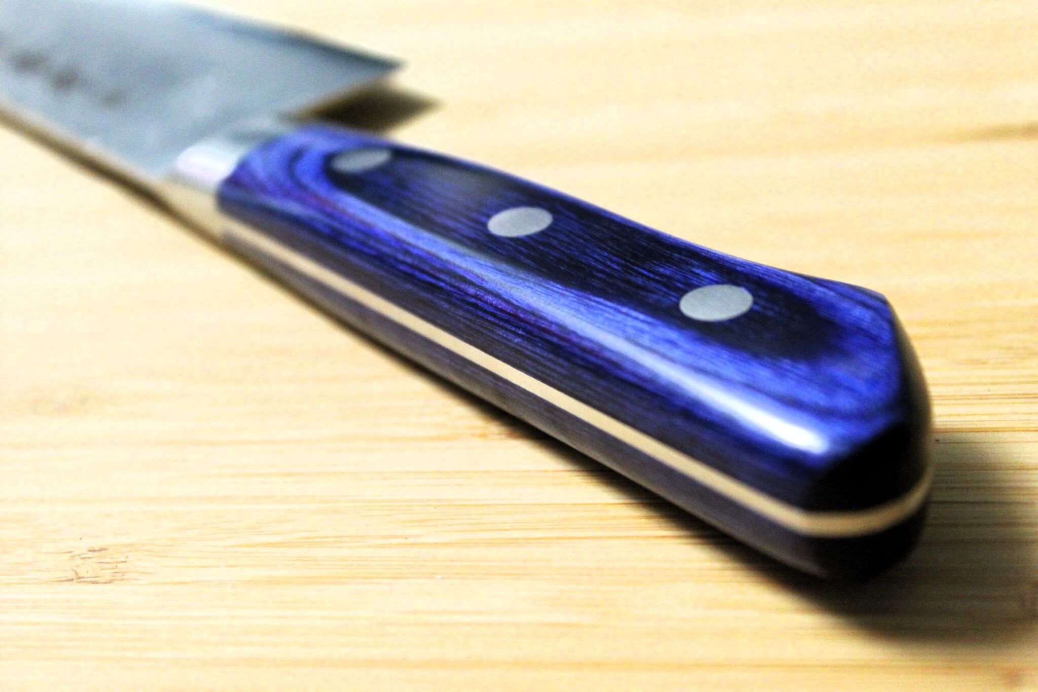 Kitchen Knife - Sakai Takayuki AUS-10 Nashiji Santoku Knife 170mm (6.7")